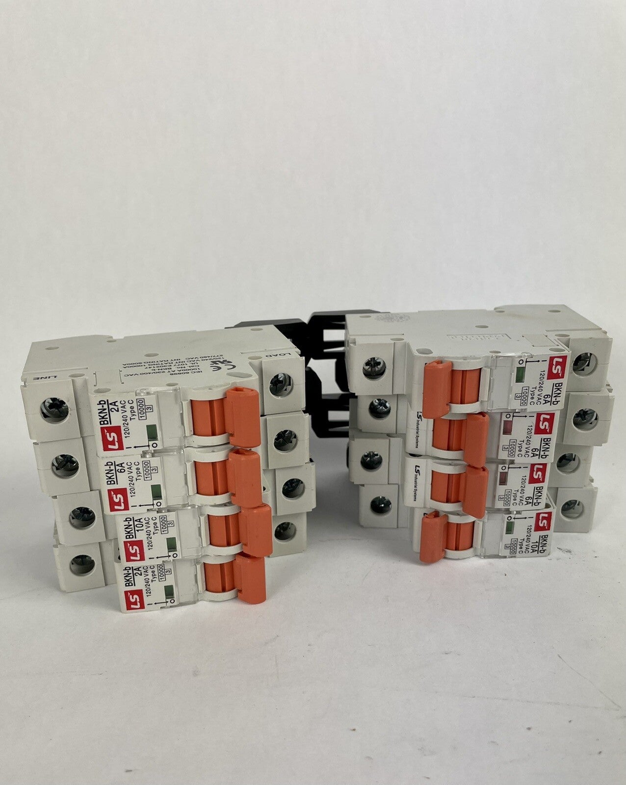 Lot of 8: LS Electric BKN-B 2a Miniature Circuit Breaker Amp 240v-ac
