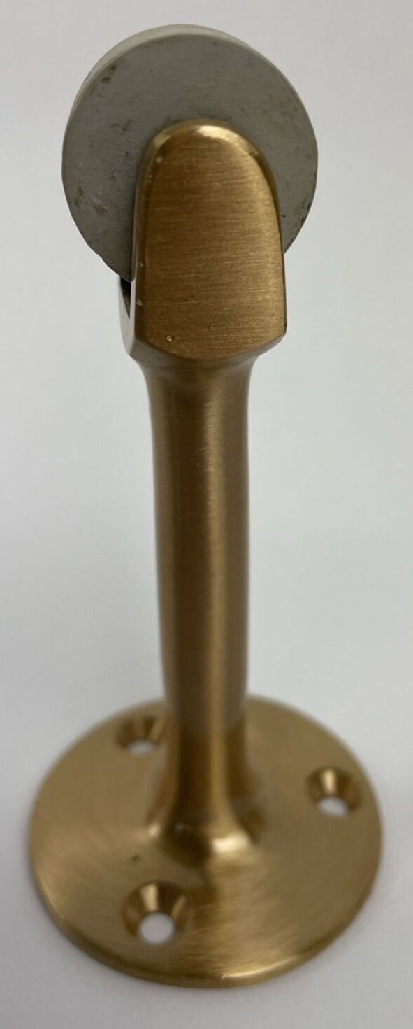 Trimco Triangle Brass Manufacturing Corp. 1244 Cast Roller Door Stop - US26D
