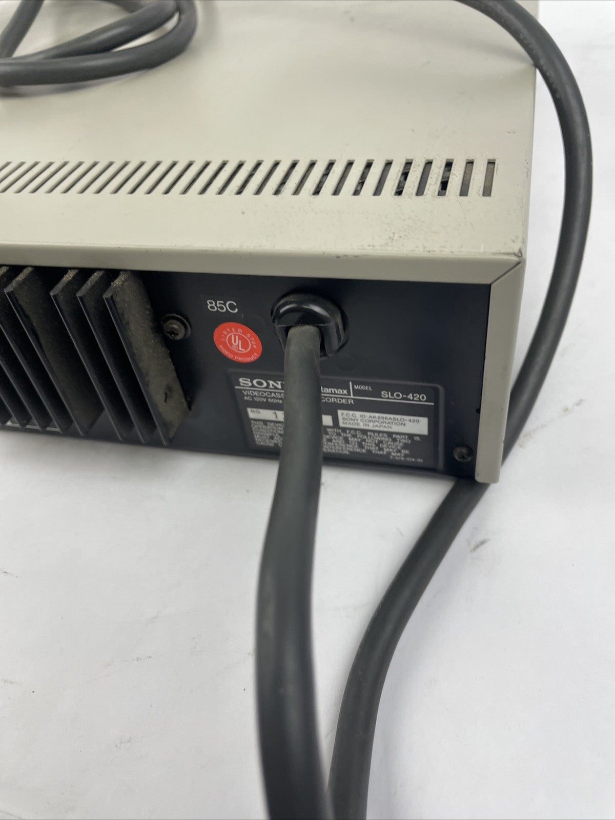 OEM Sony Betamax SLO 420 Industrial Videocassette Recorder  - UNTESTED FOR PARTS