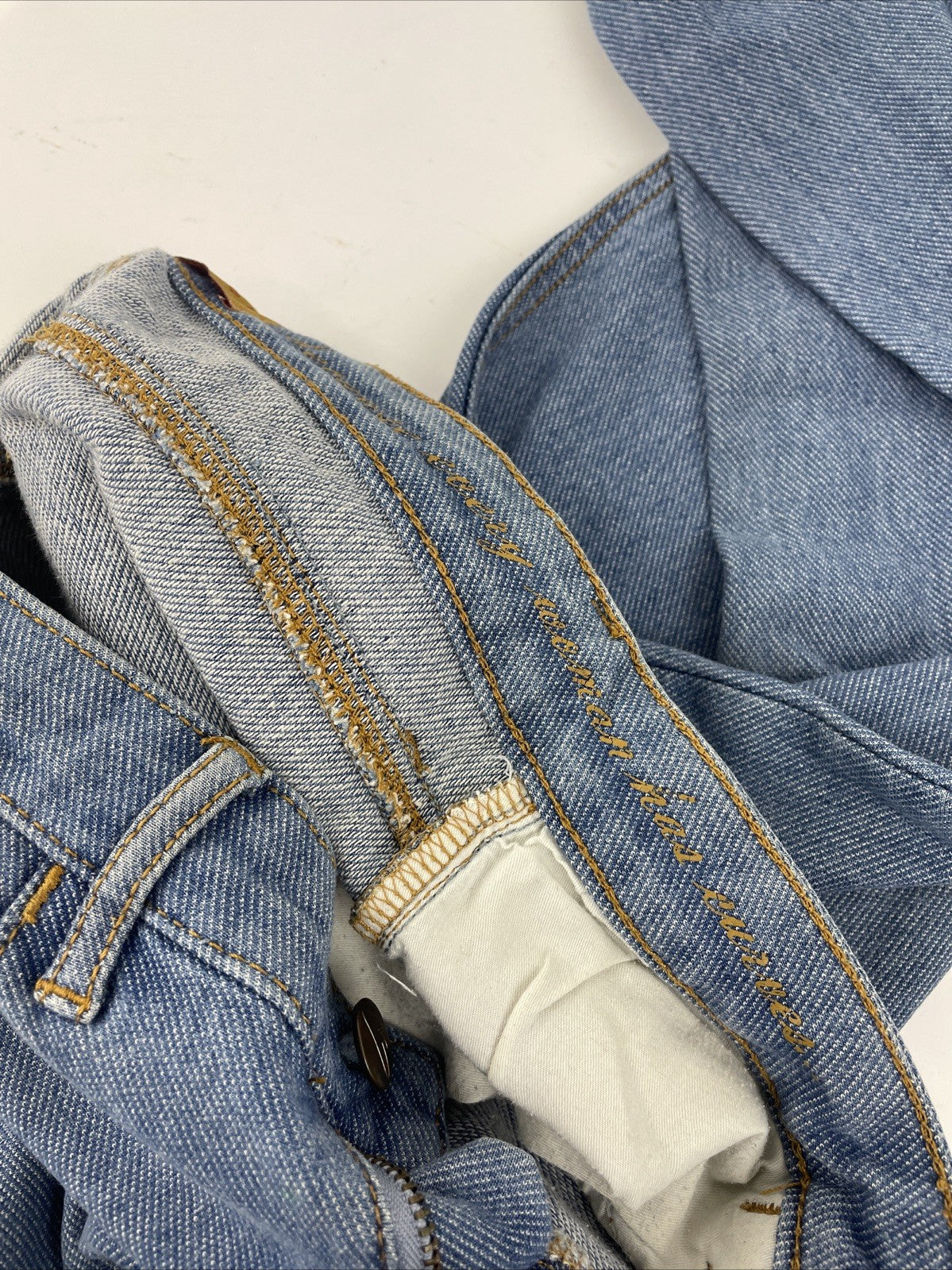 California Born Stretch Genuine Second Skin Denim Jeans 5 Pocket Design size 0