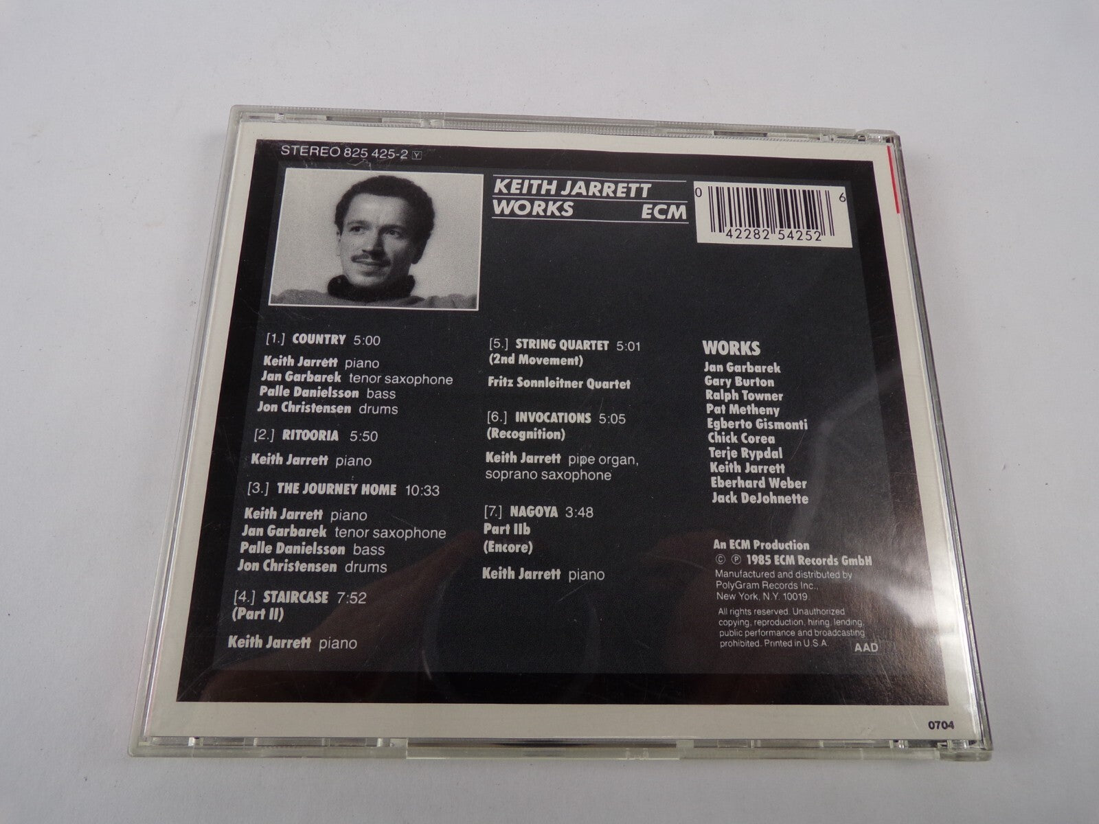 Keith Jarrett Works Country Ritooria The Journey Home String Quartet CD#35
