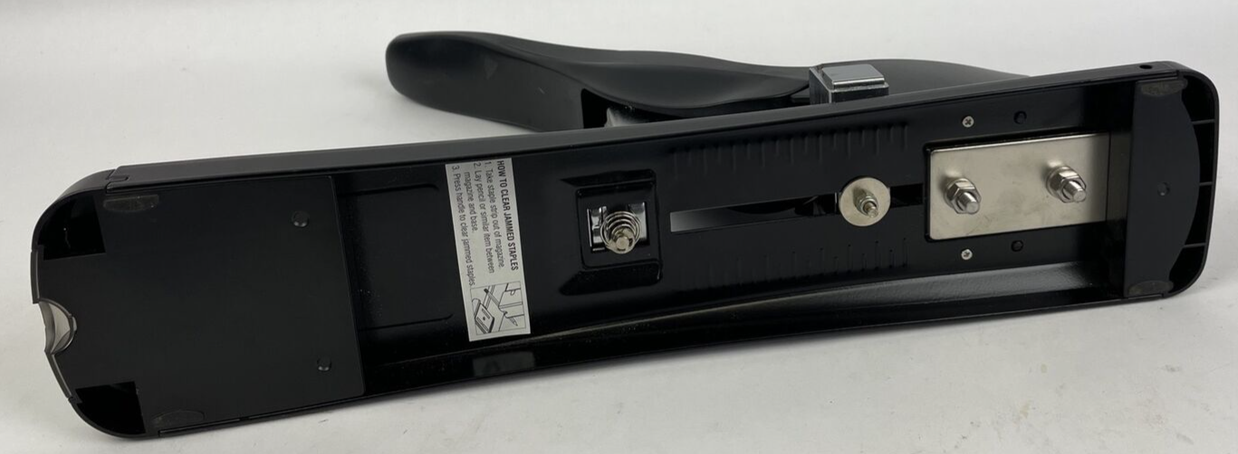 Heavy Duty Office Depot 150 Sheet Desktop Stapler Black Metal 1/4"-3/4" Staples