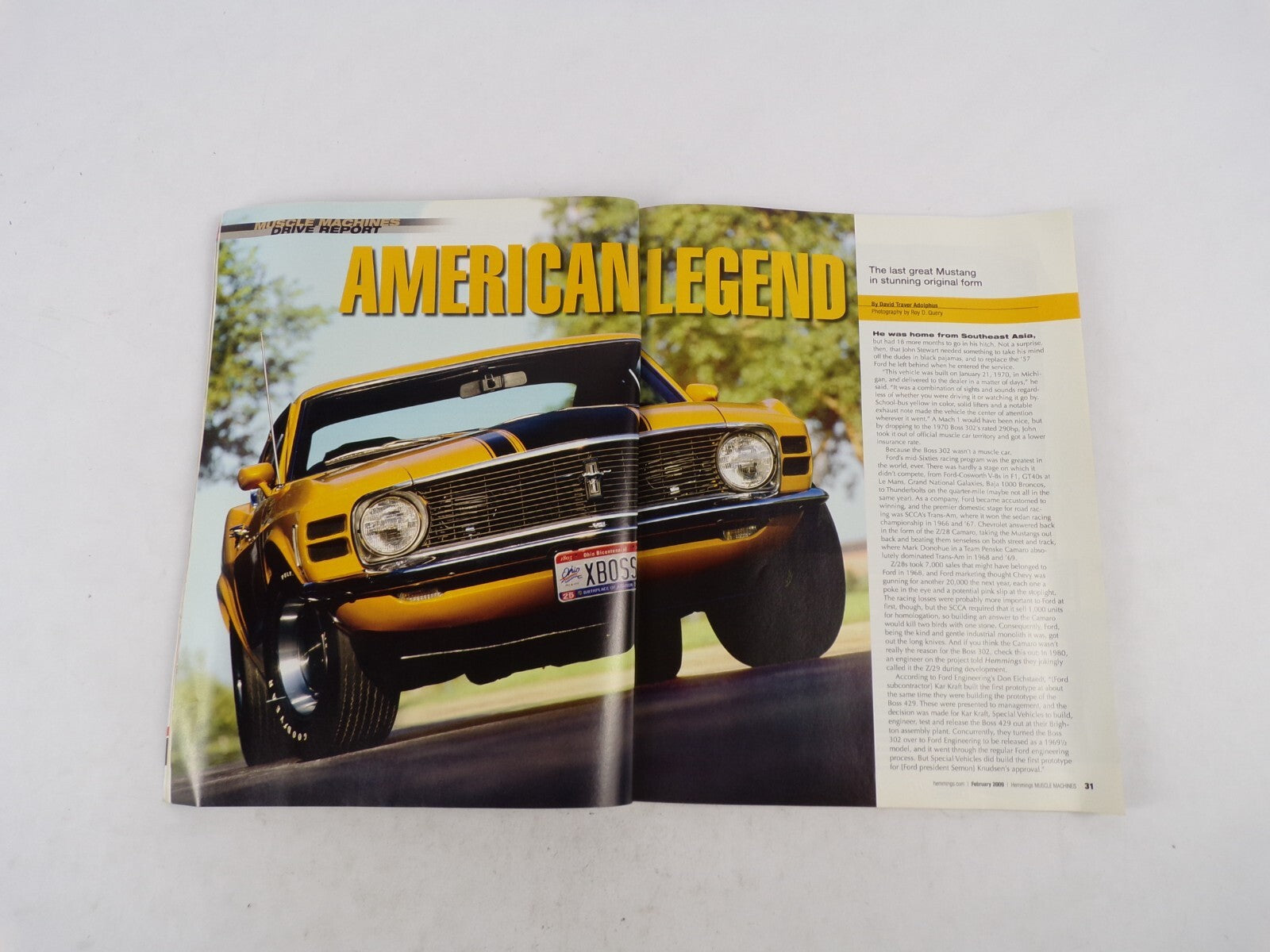 February 2009 Muscle Machines Magazine 6 Original Owner Muscle Cars Wings Over