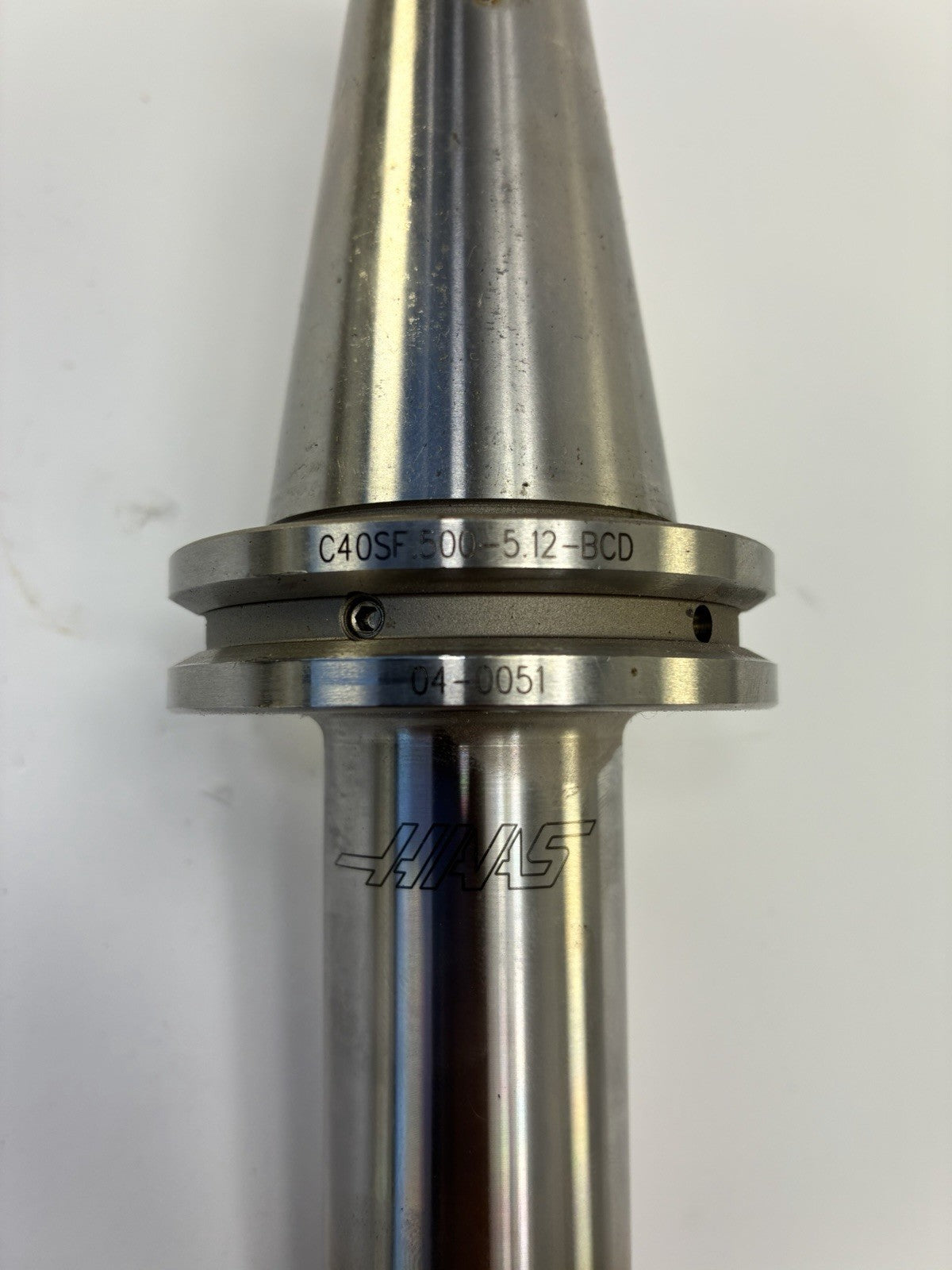 HAAS C40SF .500 x 5.12 Shrink Fit Holder 04-0051 CAT40 G2.5 25K RPM