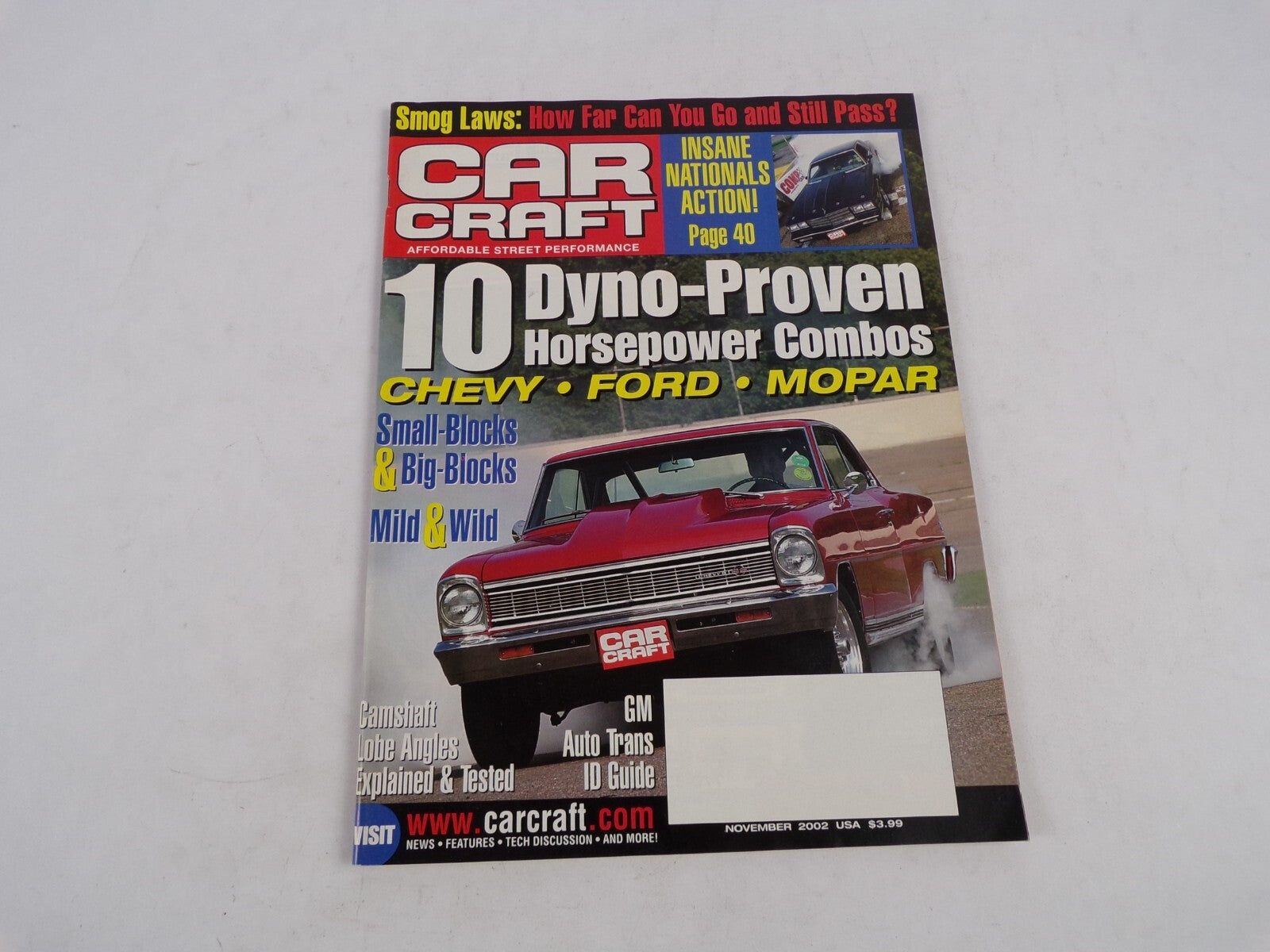 November 2002 Car Craft Dyno Proven Horsepower Combos Chevy Ford Mopar
