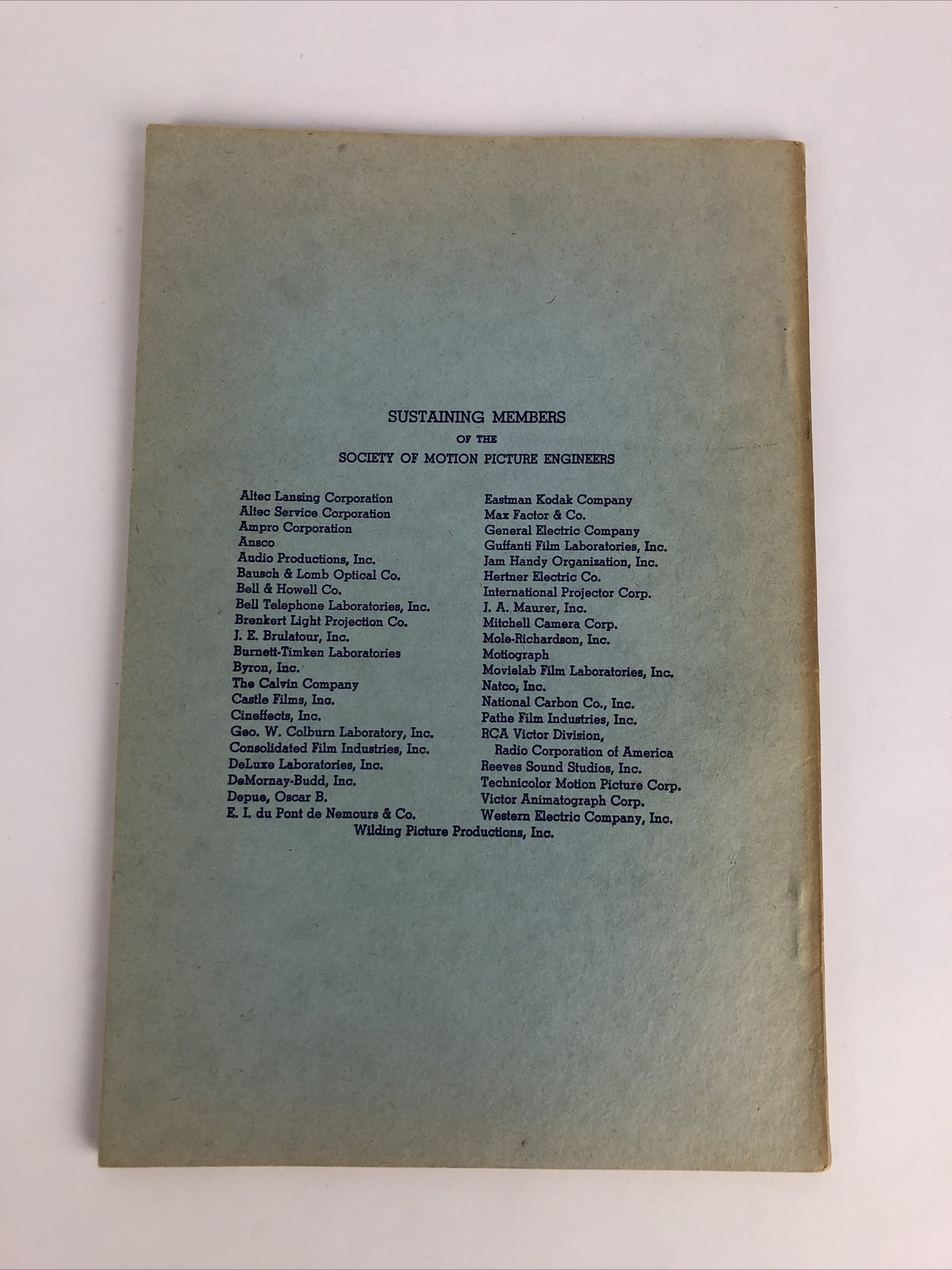 SMPE Journal Of The Society Of Motion Picture Engineers September 1947 VOL 49