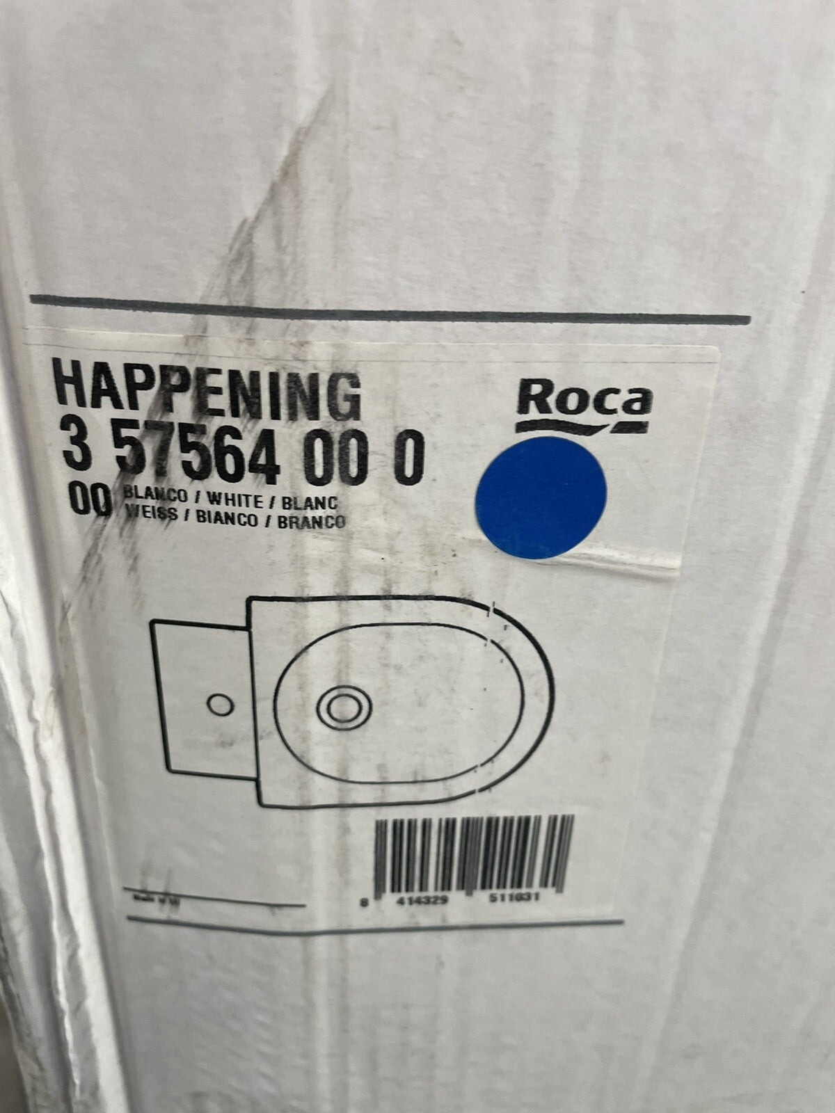 ROCA spray Bidet white 357564 Happening made in Spain