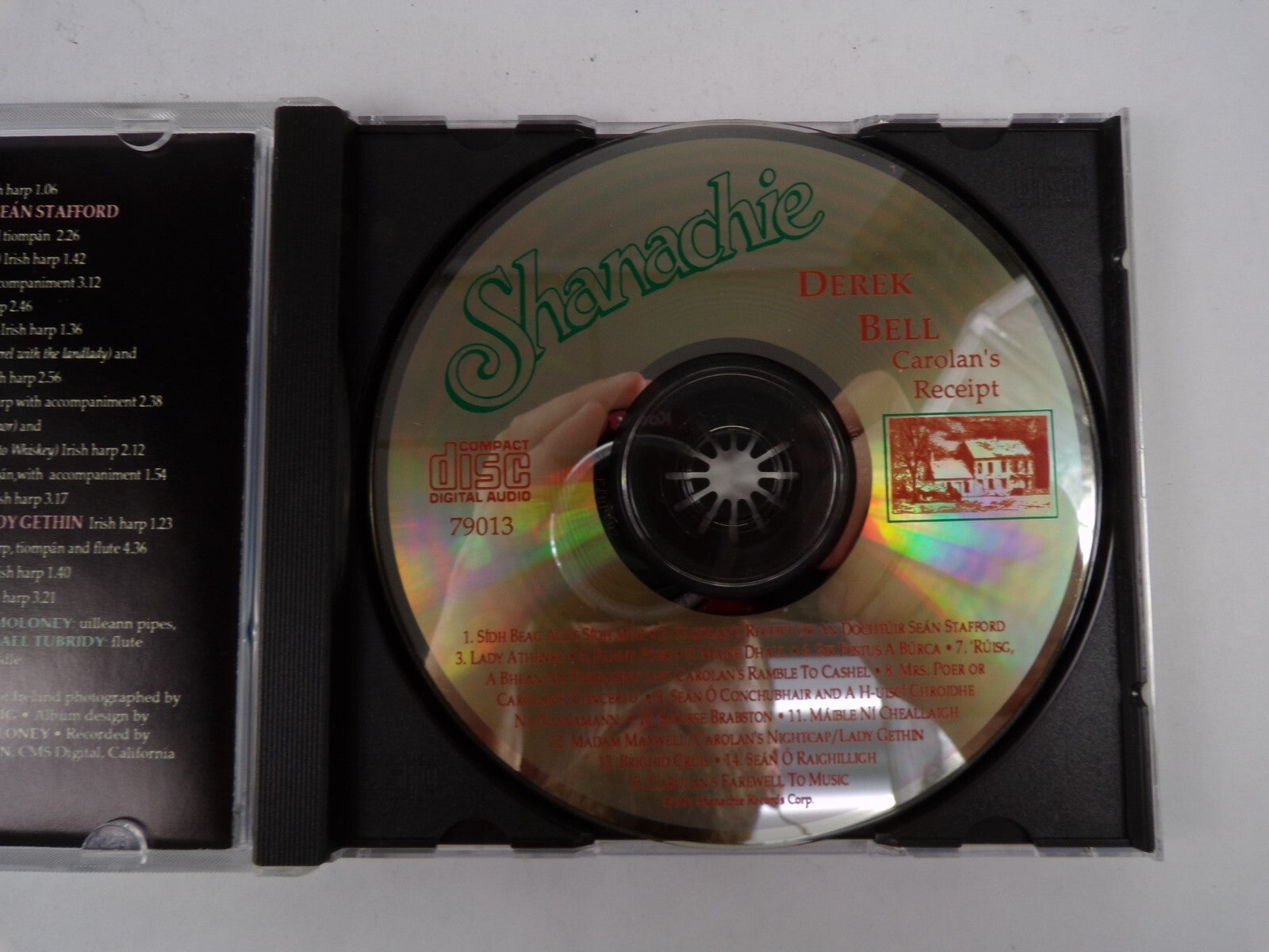 Shanachie Carolans Reeceipt Derek Bell Lady Athenry CD#38