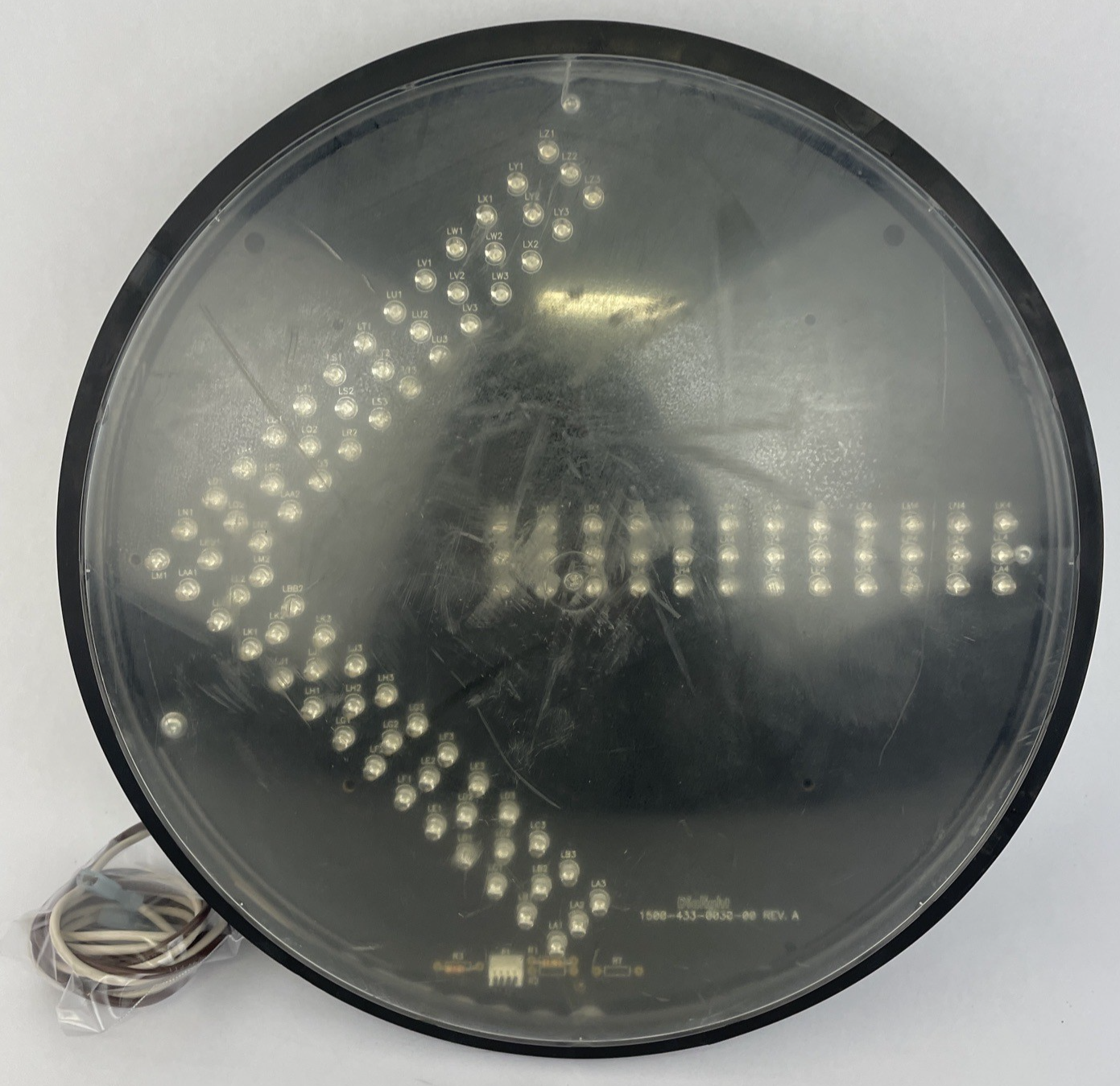 Traffic Signal Light 12" OEM DIALIGHT GREEN Arrow LED Lens Gasket