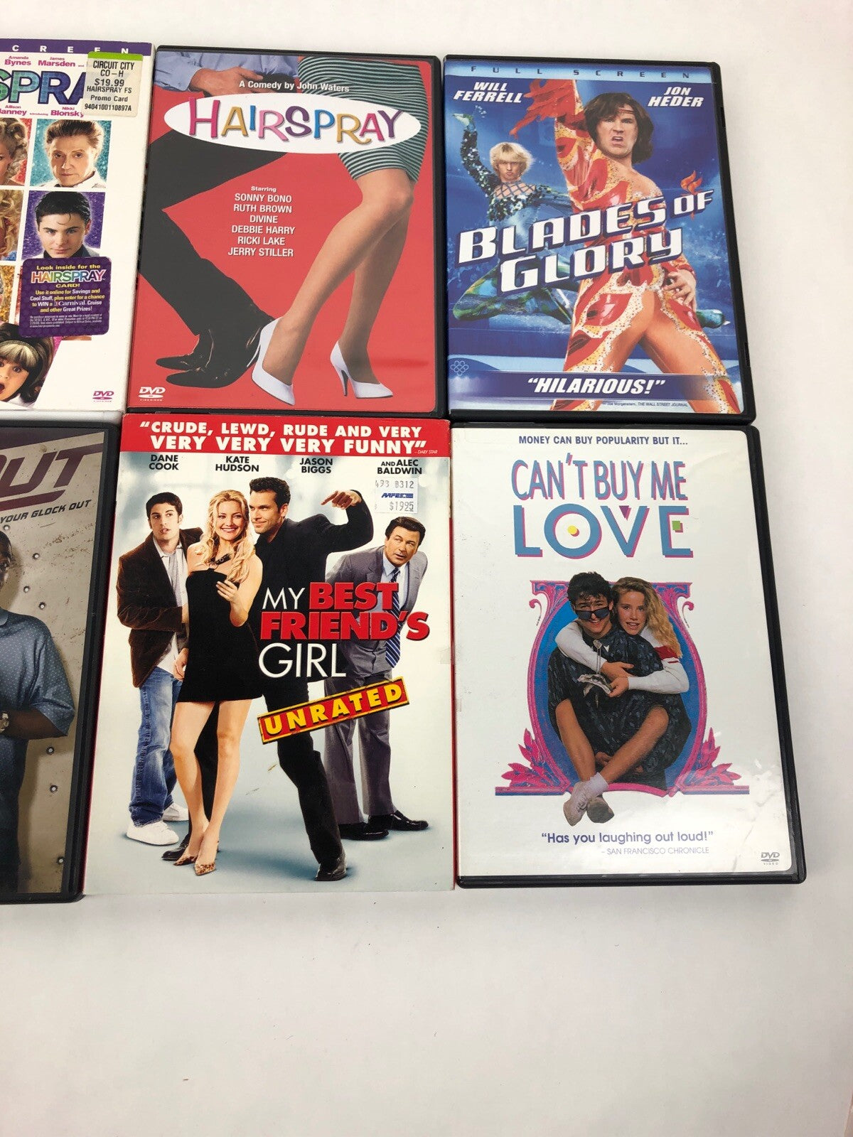 DVD Lot 12 x Comedy Dvd’s Couples Retreat Copout Hairspray BeCool Baby Mama