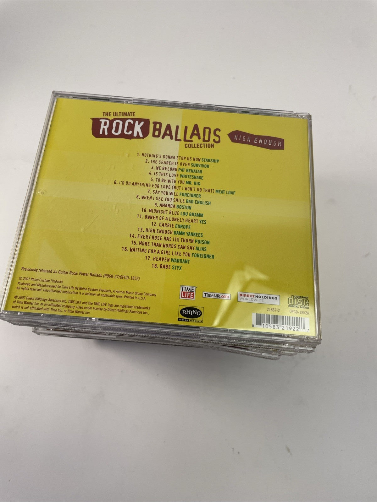 The Ultimate Rock Ballads Collection 8 Disc + Bonus Disc Box CD Set by Time Life