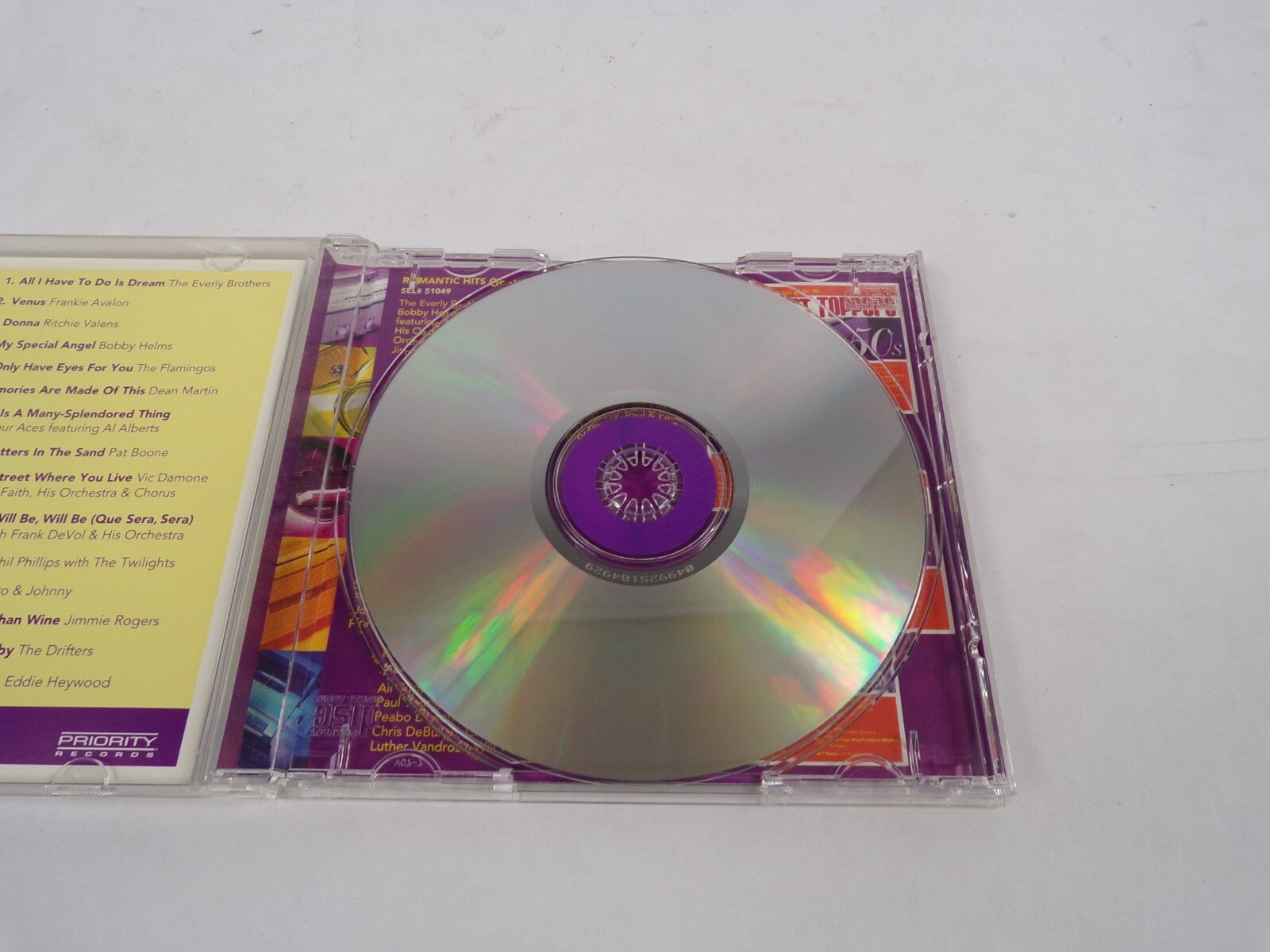 Chart Toppers Romantic Hits Of The 50s All I have To Do Is Dream Venus CD#26
