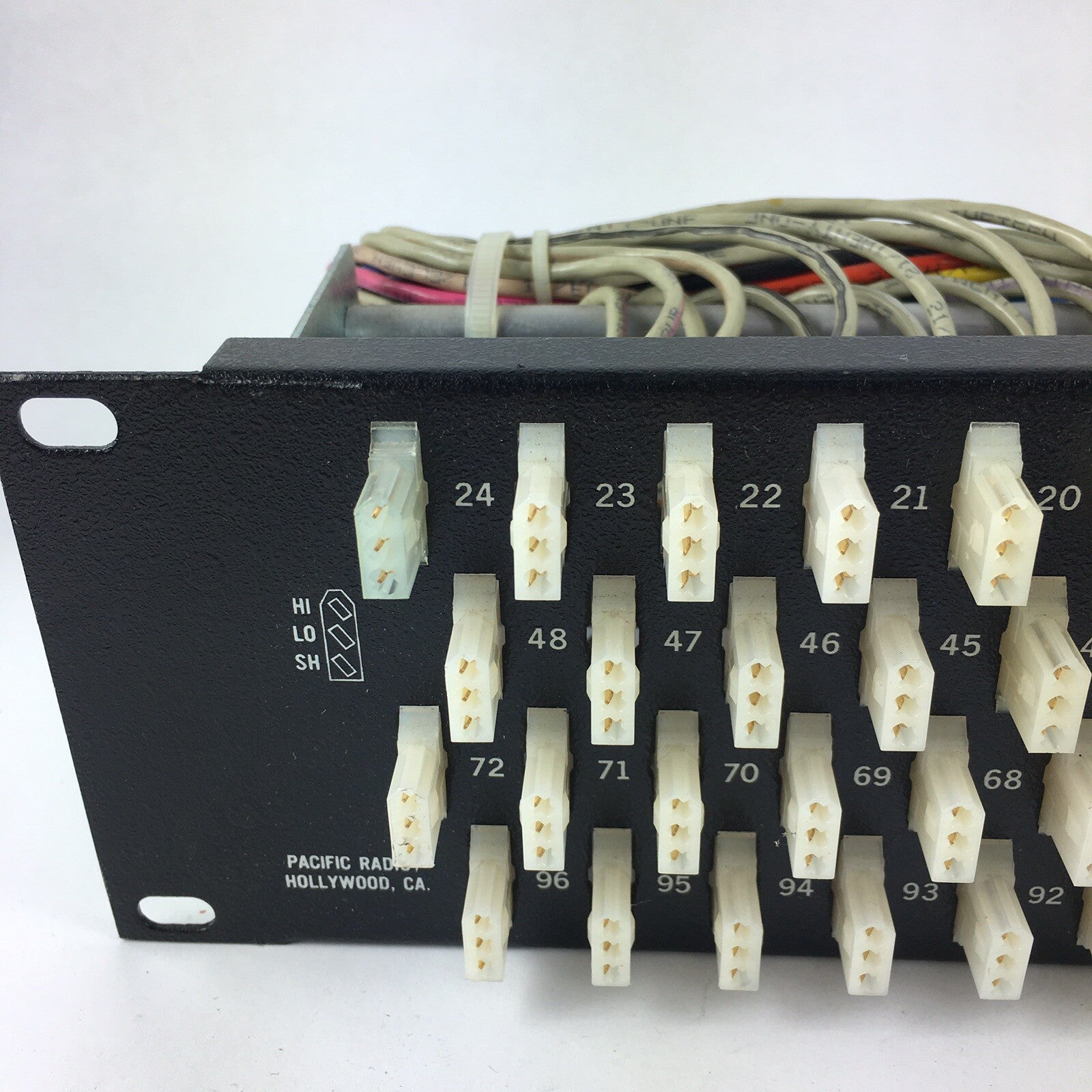 Blue Rean Neutrik TT Bantam 96 Point Patch Bay Wired e3 panel 96 connectors HN