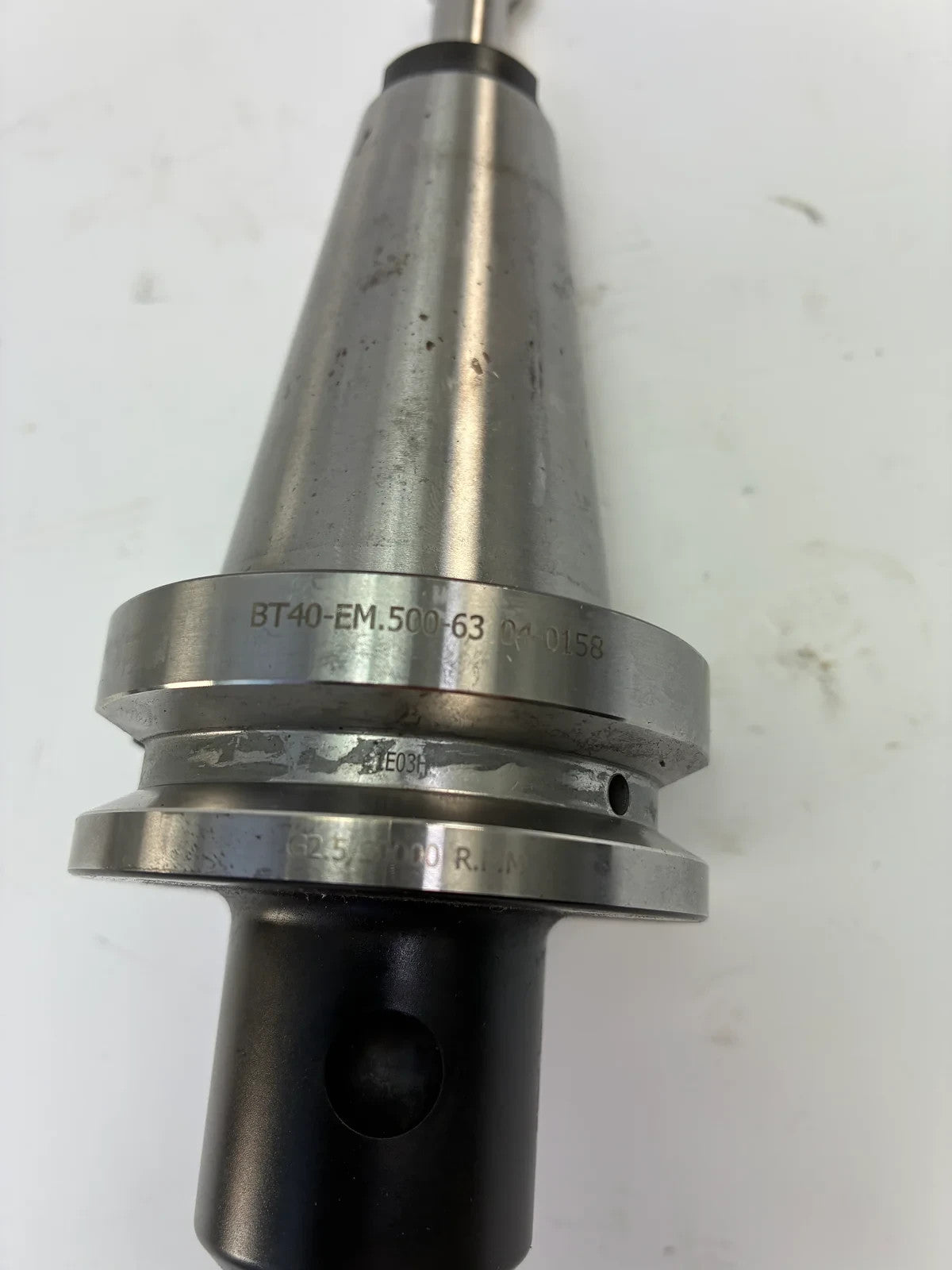 Haas BT40 1/2” End Mill Holder 63mm – 04-0158 – Cutter & Pull Stud Included