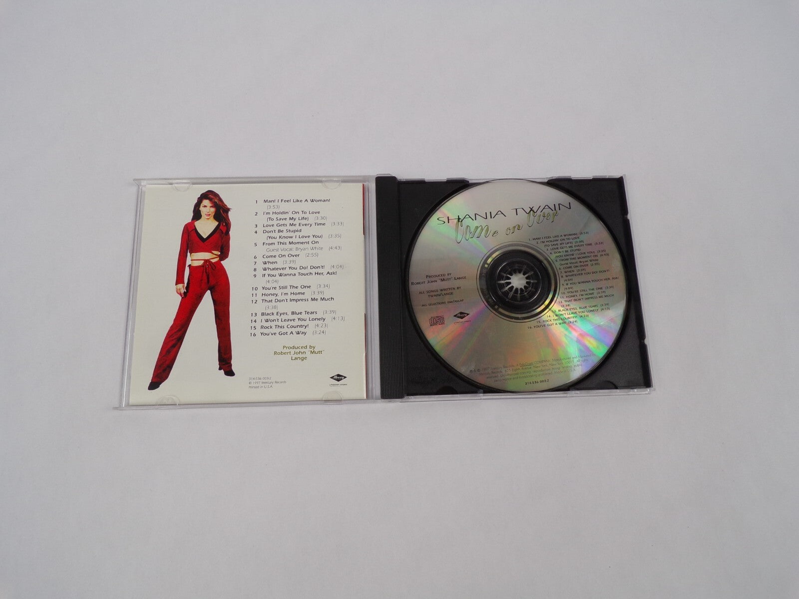 Shania Twain Man! I Feel Like A Woman! I'm Holdin' On To Love Love Gets Me CD#63