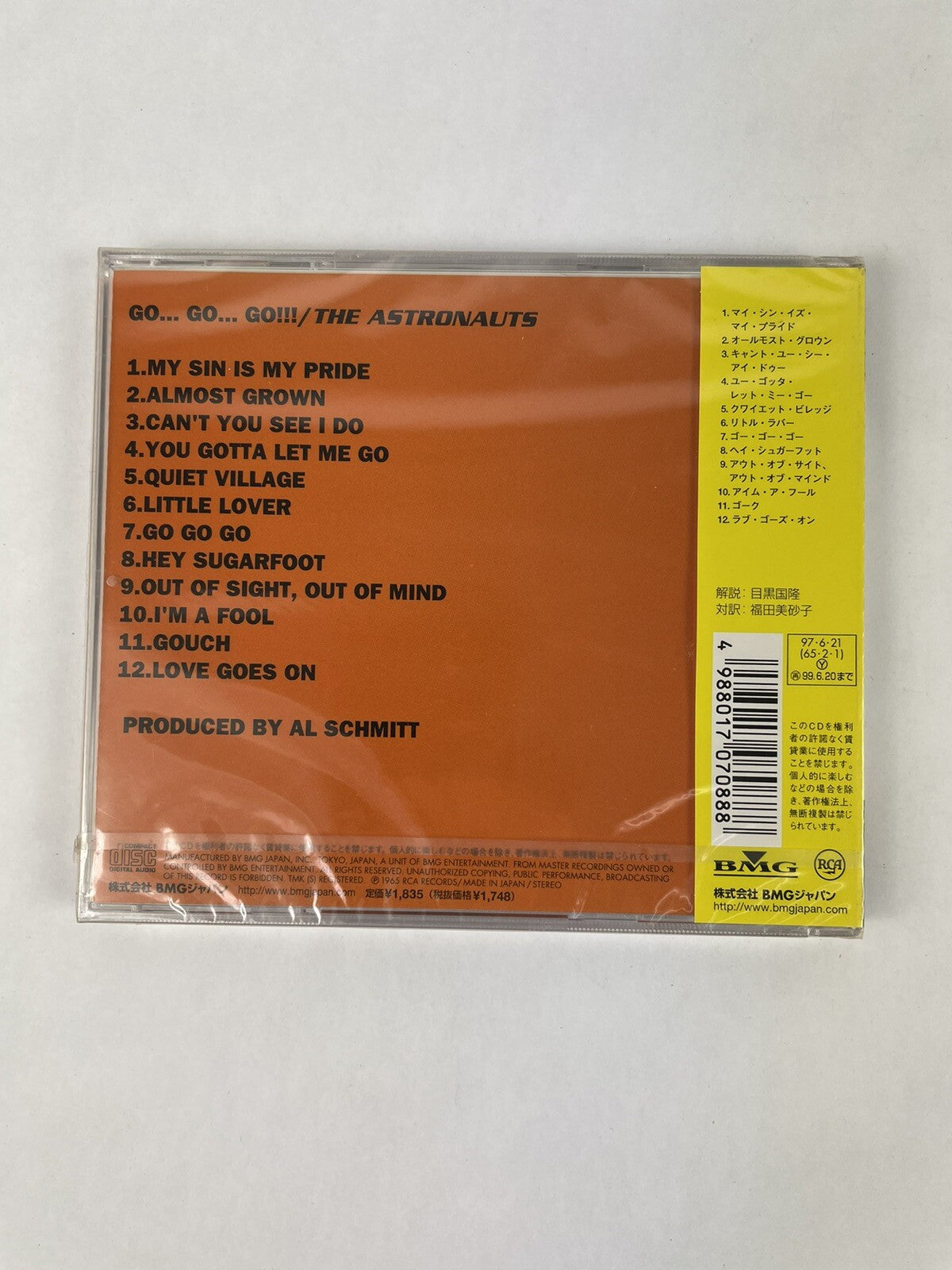 Go...Go...Go!!!/ The Astronauts CD Japanese Import Mint     #3