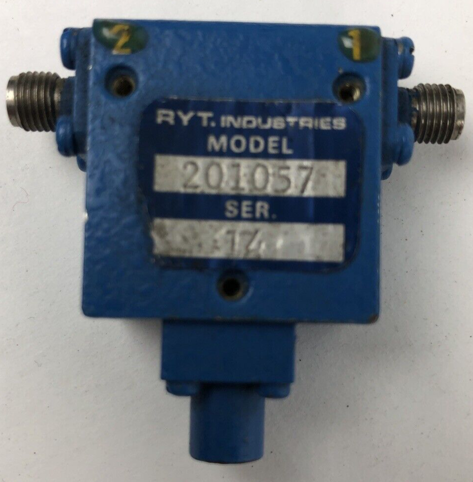RYT. Industries RF Microwave Isolator Model 201057 -  LOOK