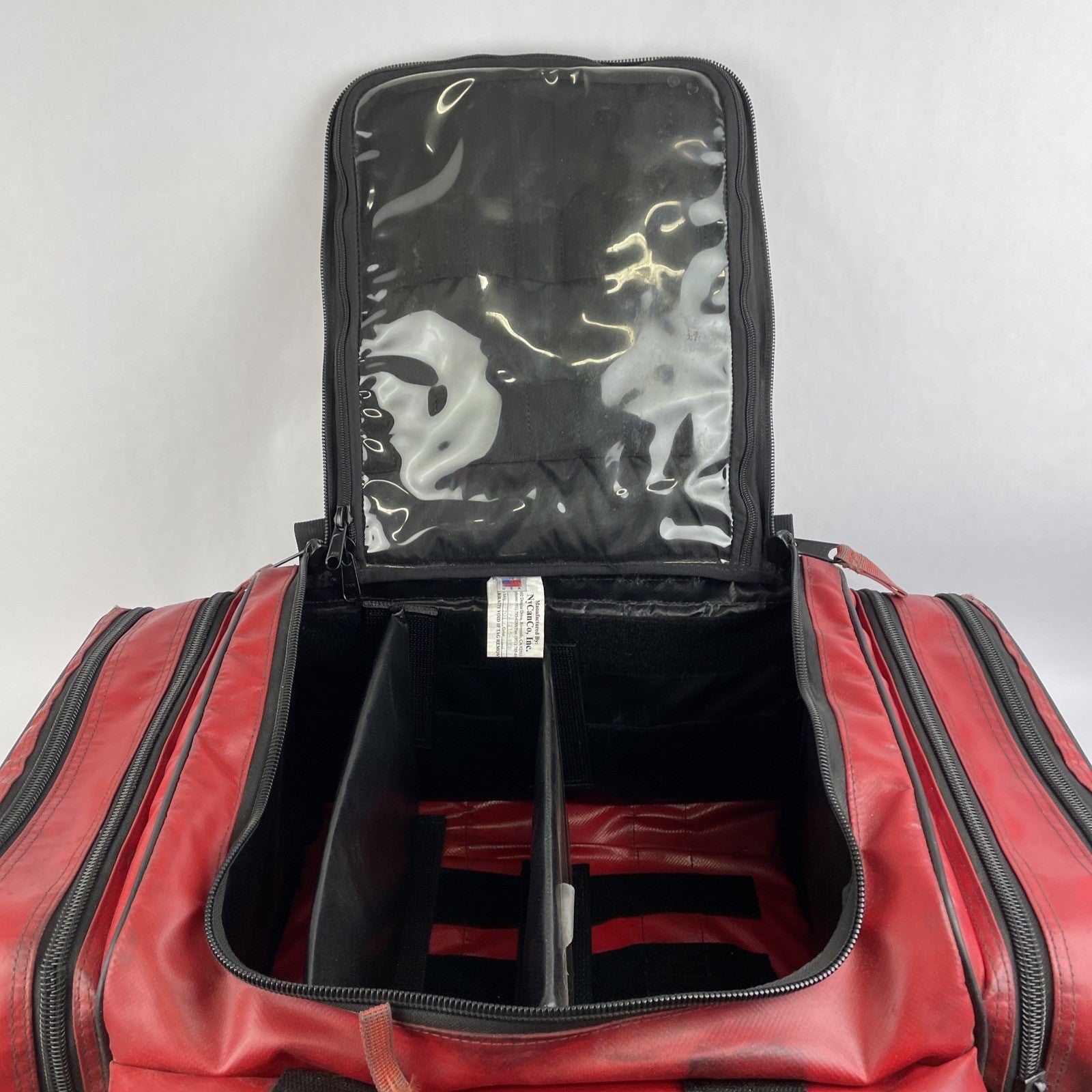 FIREFIGHTER Paramedic Equipment Padded Duffel Bag NEWPORT BEACH FIRE DEPT.  RARE