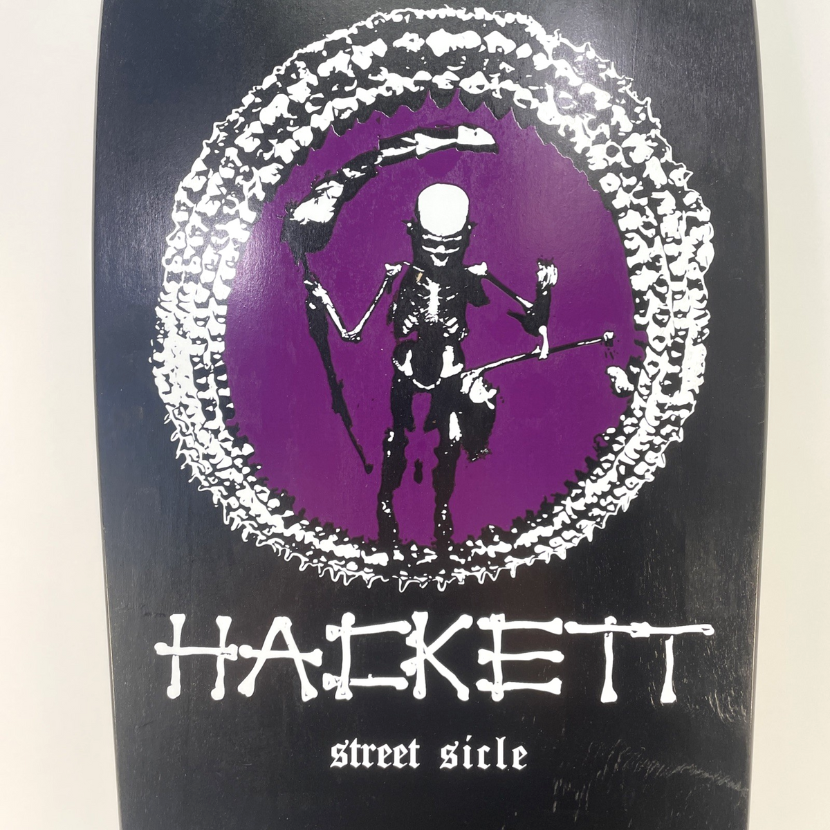 Skull Skates Dave Hackett 100% Skateboarder Black Street Sicle Mint Limited Run
