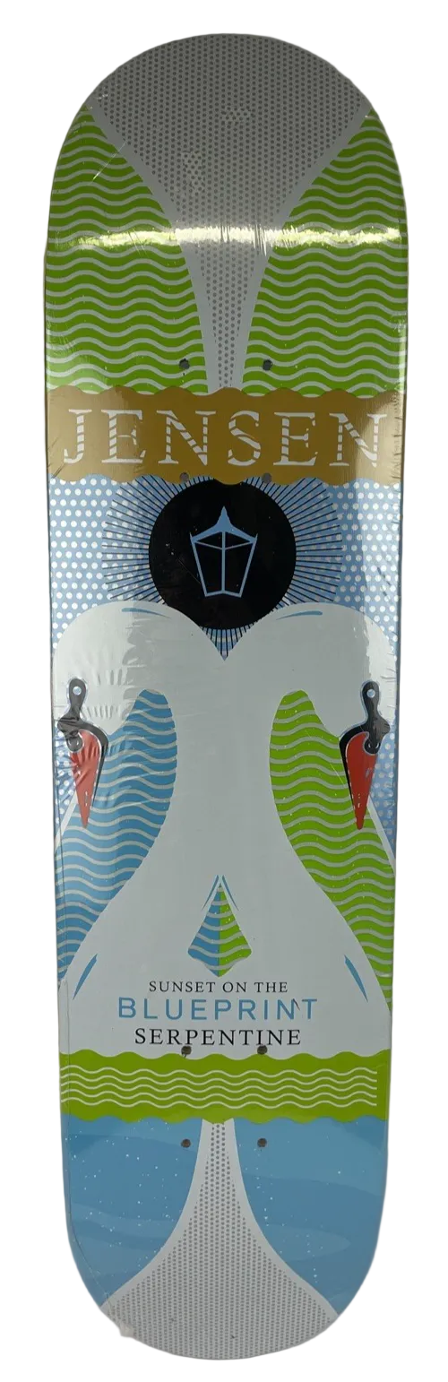 Blueprint Skateboards Serpentine deck 7.25" x 29" Nick Jensen Mini Skateboard