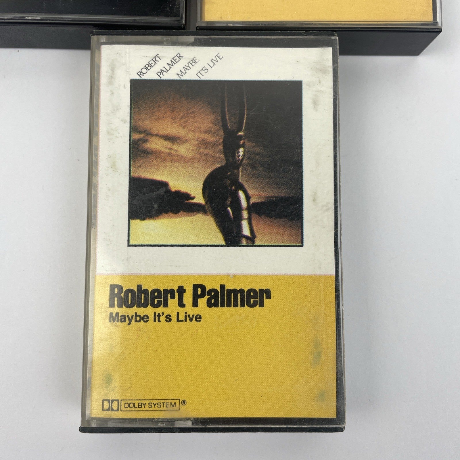 Lot Of 4 Robert Palmer Audio Cassette Tapes - CLUES - Pressure Drop - It's Alive