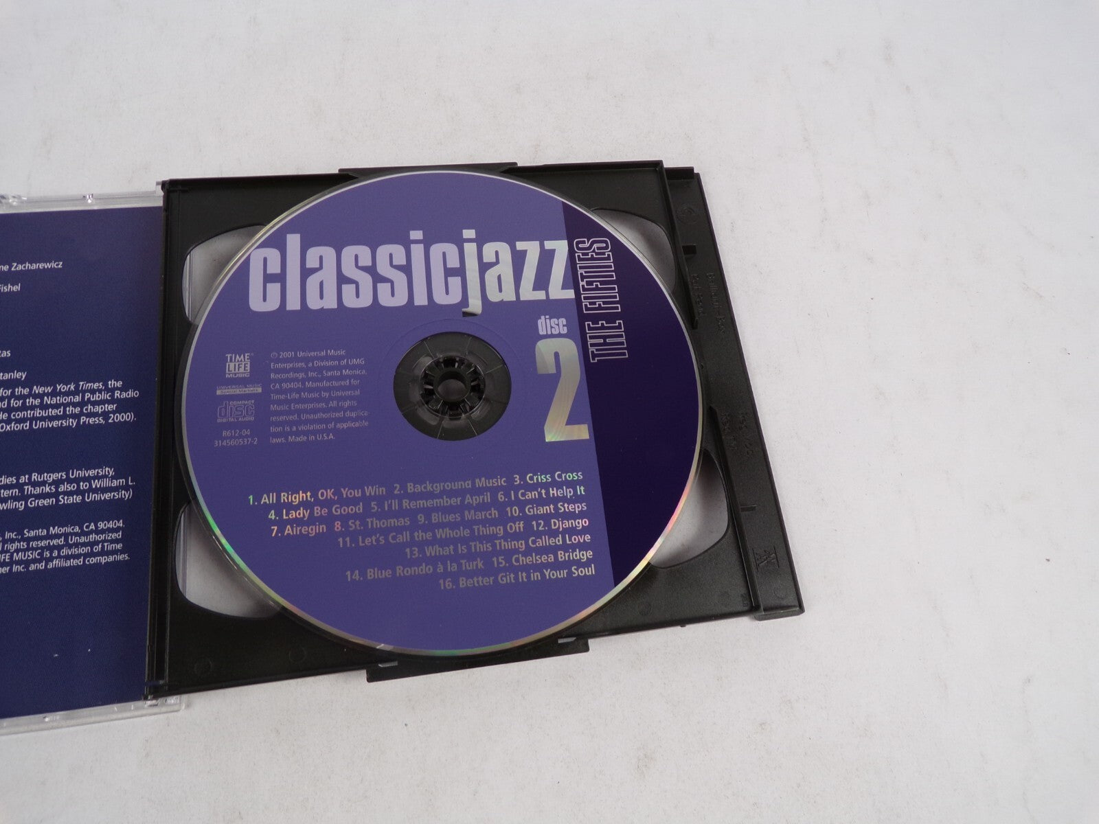 Classic Jazz 2 All Right, Ok, You Win Background Music Criss Cross Lady Be CD#19