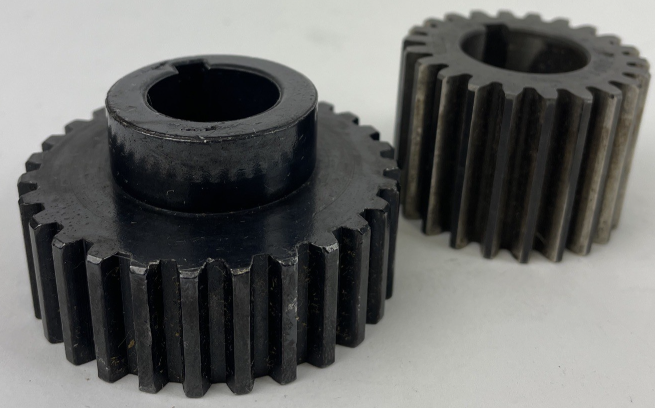 Lot of 2 x OEM Crown Integrity Parts Forklift Crankshaft Gear - As Pictured