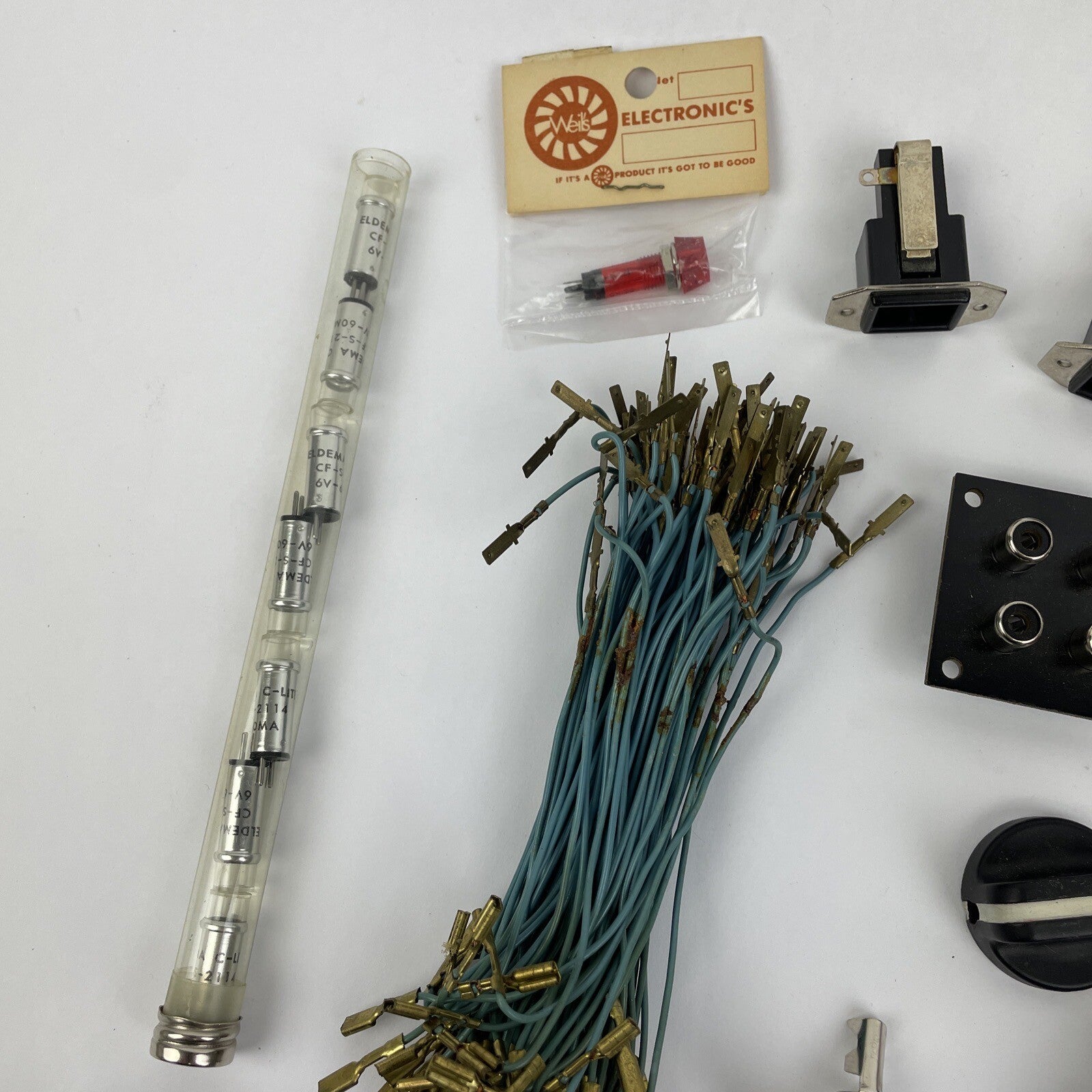 Huge Lot KLIXON Limit Switches Cessna Instrument Panel Parts Sprague RCA + LOOK