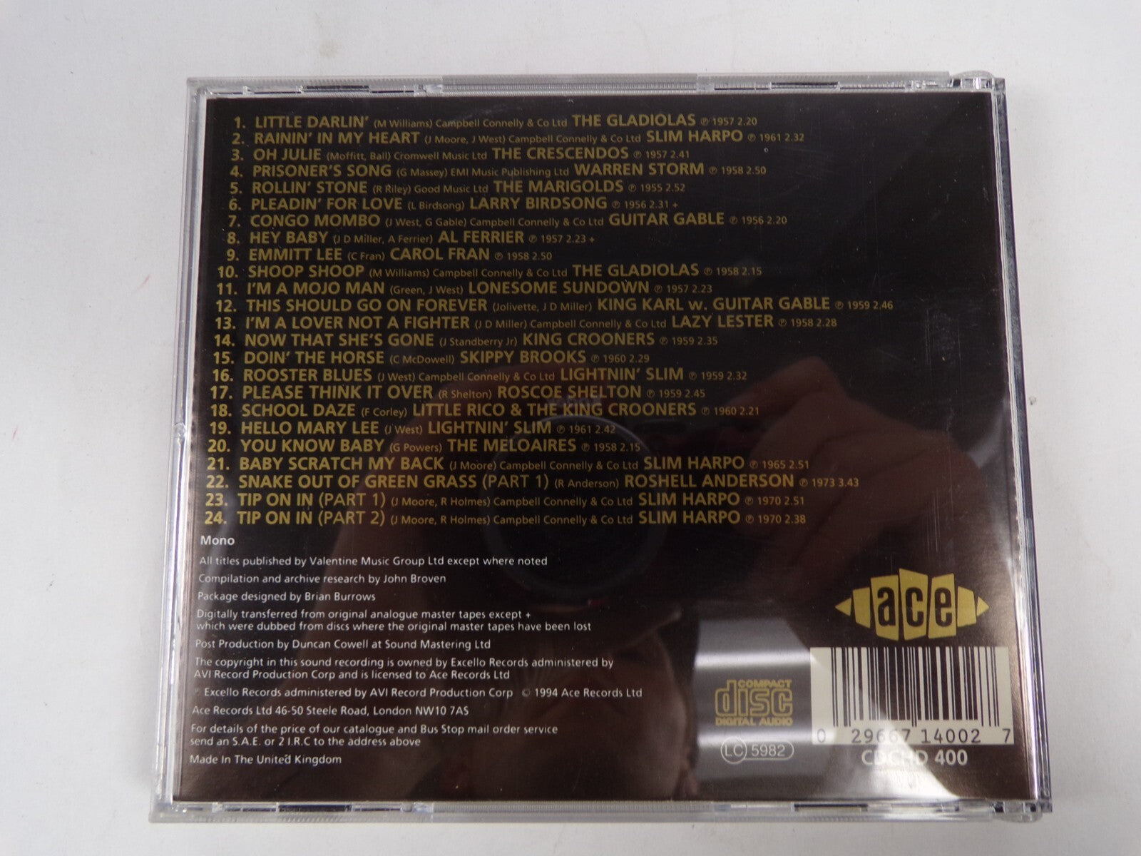 Excello Hits Rainin In My Heart CD #24