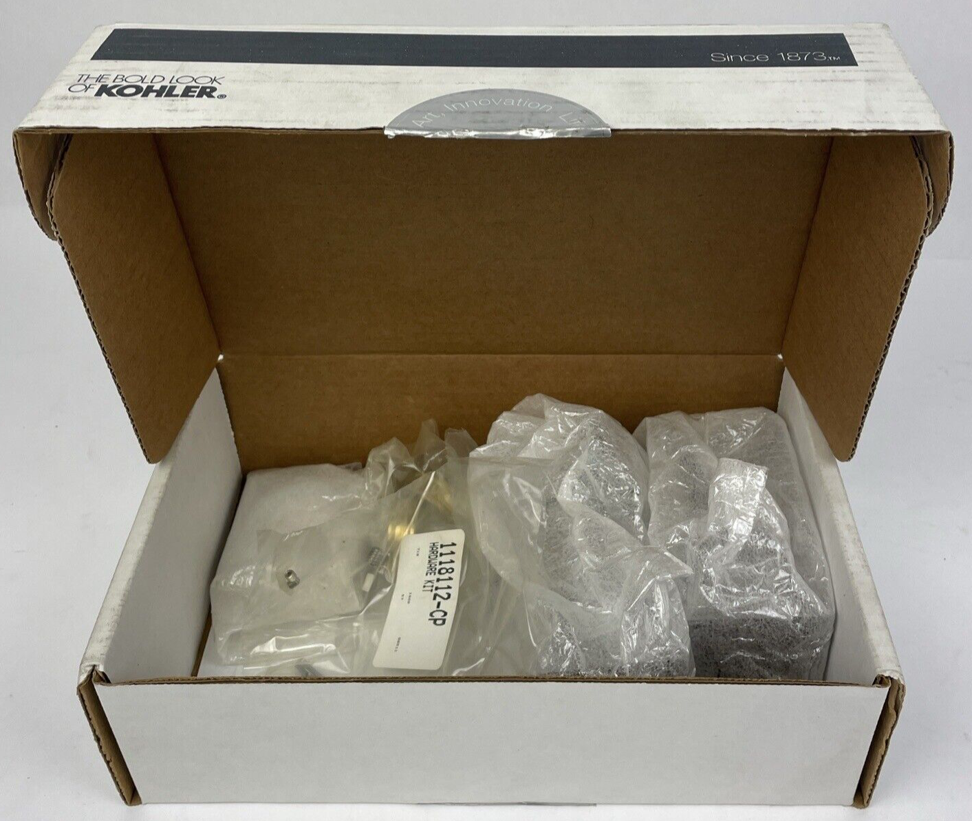Kohler Stately T467-3S-CP chrome deck mount bath valve trim cross handles