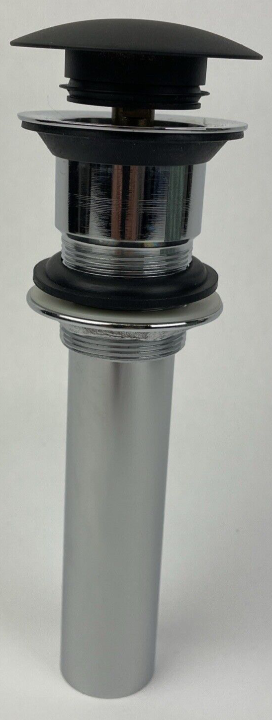 Designer  Matt Black Lavatory Drain Assembly Less Overflow - Very high Quality