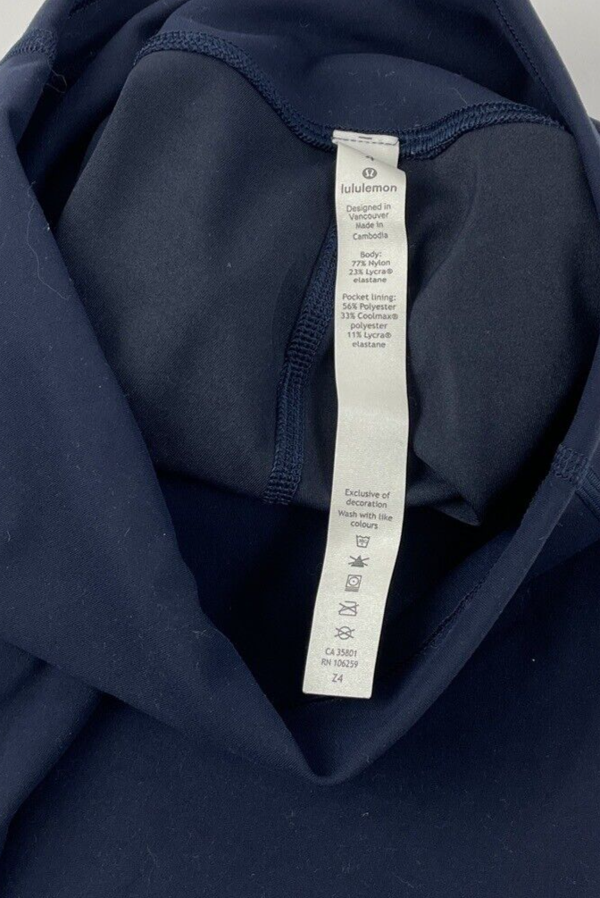 Perfect Lululemon Wunder Train High-Rise Tight Size 4 Diamond Dye Navy Blue