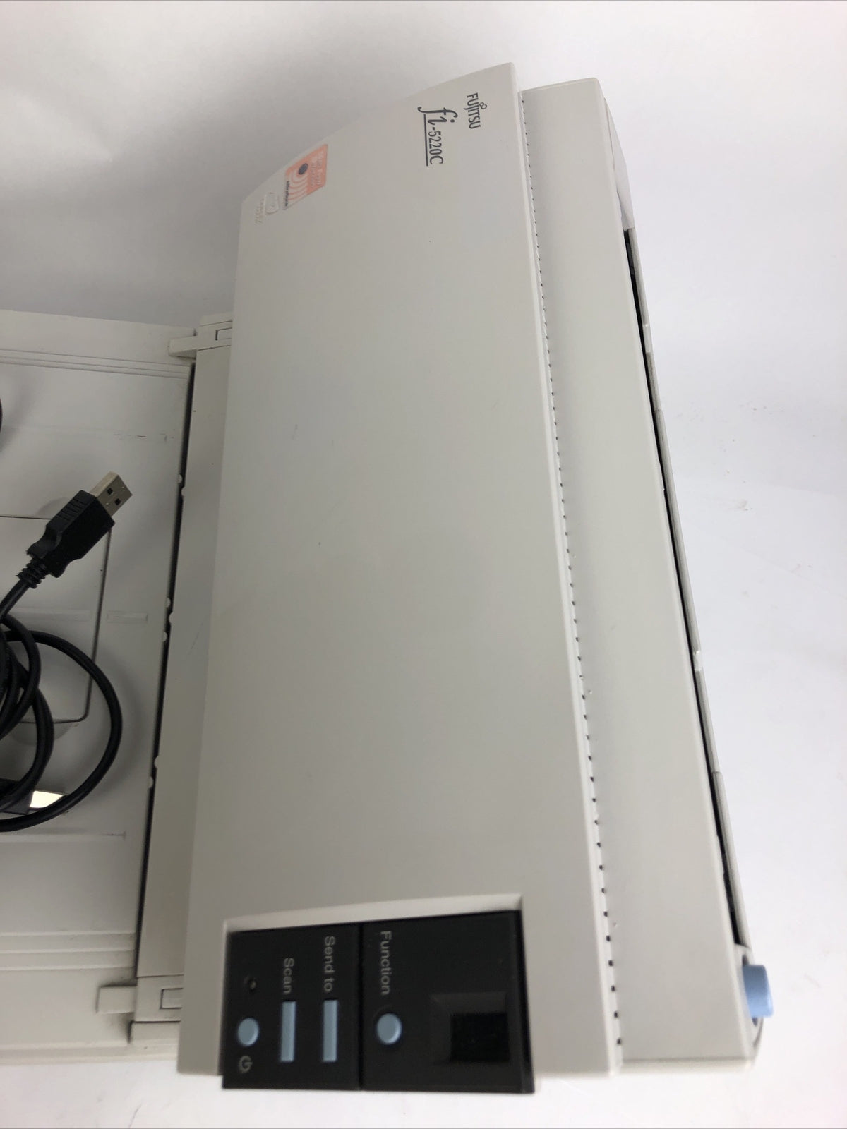 Fujitsu fi-5220C Color Flatbed ADF Duplex Document / Image Scanner w Power Cord