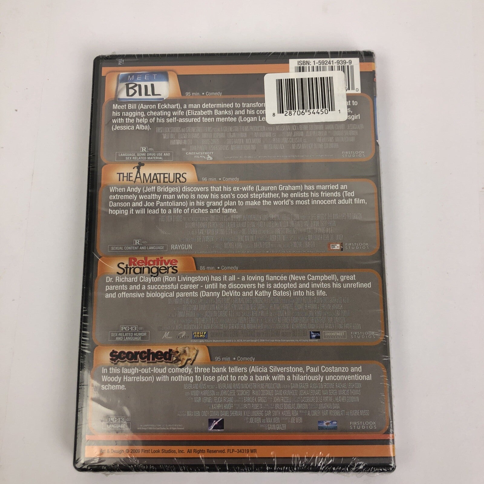 Meet Bill / The Amateurs / Relative Strangers / Scorched (DVD, 2009, 2-Disc Set)