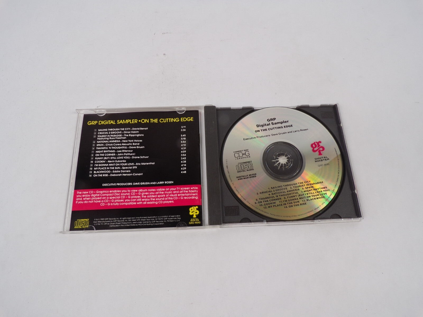 GRP  Digital Sampler On The Cutting Edge Sailing Through The City Crucial CD#69