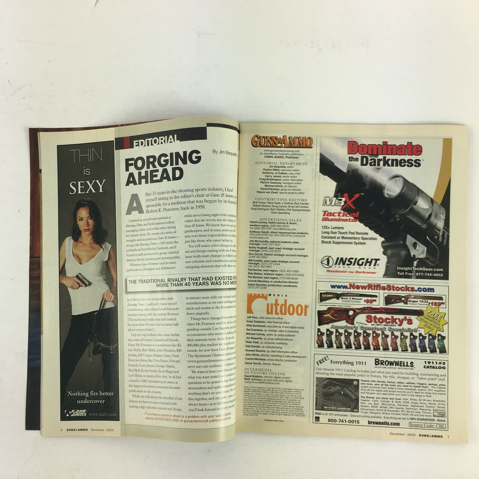 December 2009 Guns & Ammo Magazine FlyweightFire Power Meet Taurus10-oz .380 9mm