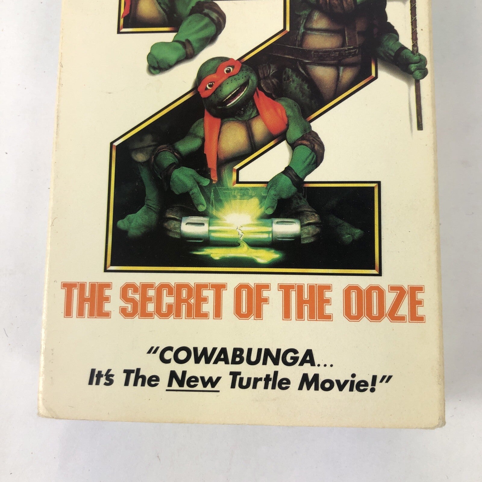 Teenage Mutant Ninja Turtles 2 Secret of the Ooze VHS Michael Pressman COWABUNGA