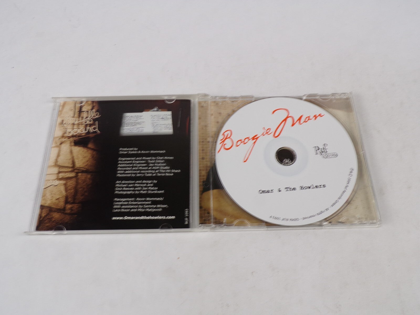 Boogie Man Omar & The Howlers Bamboozled Stone Cold Blues White Crosses CD#53