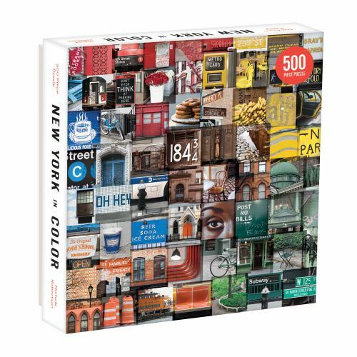 New York In Color + Eastern Bloc Telephones 500 Piece Jigsaw Puzzle Lot -Galison