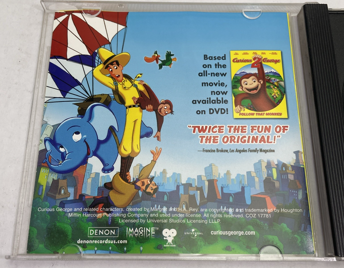 Curious George 2 Follow That Monkey Audio CD 13 Tracks 2010 Life Less Ordinary
