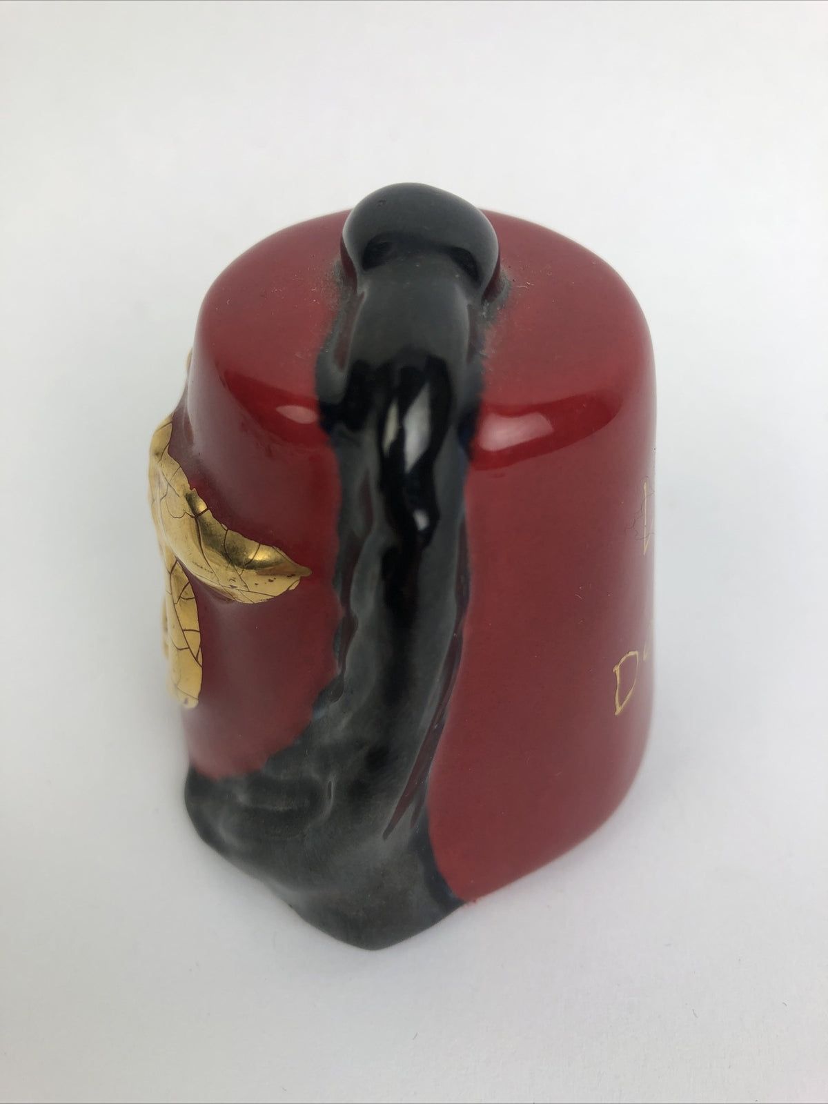 Shriner Masonic Ceramic Fez Hat Potentate " Lady Dorthy " Display 2.5" x 2"