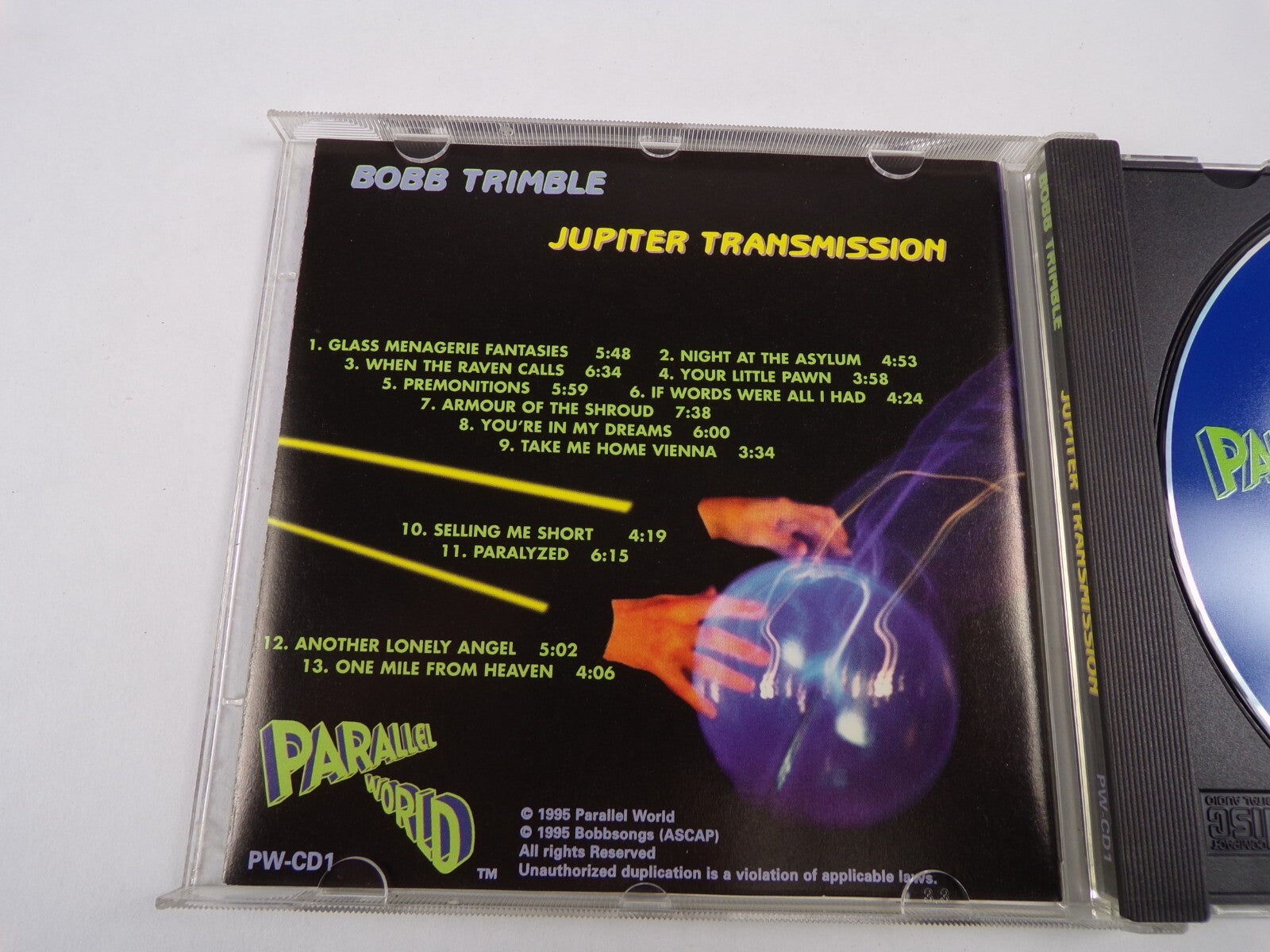 Jupiter Transmission Bobb Trimble Glass Menagerie Fantasies Premonitions CD#26
