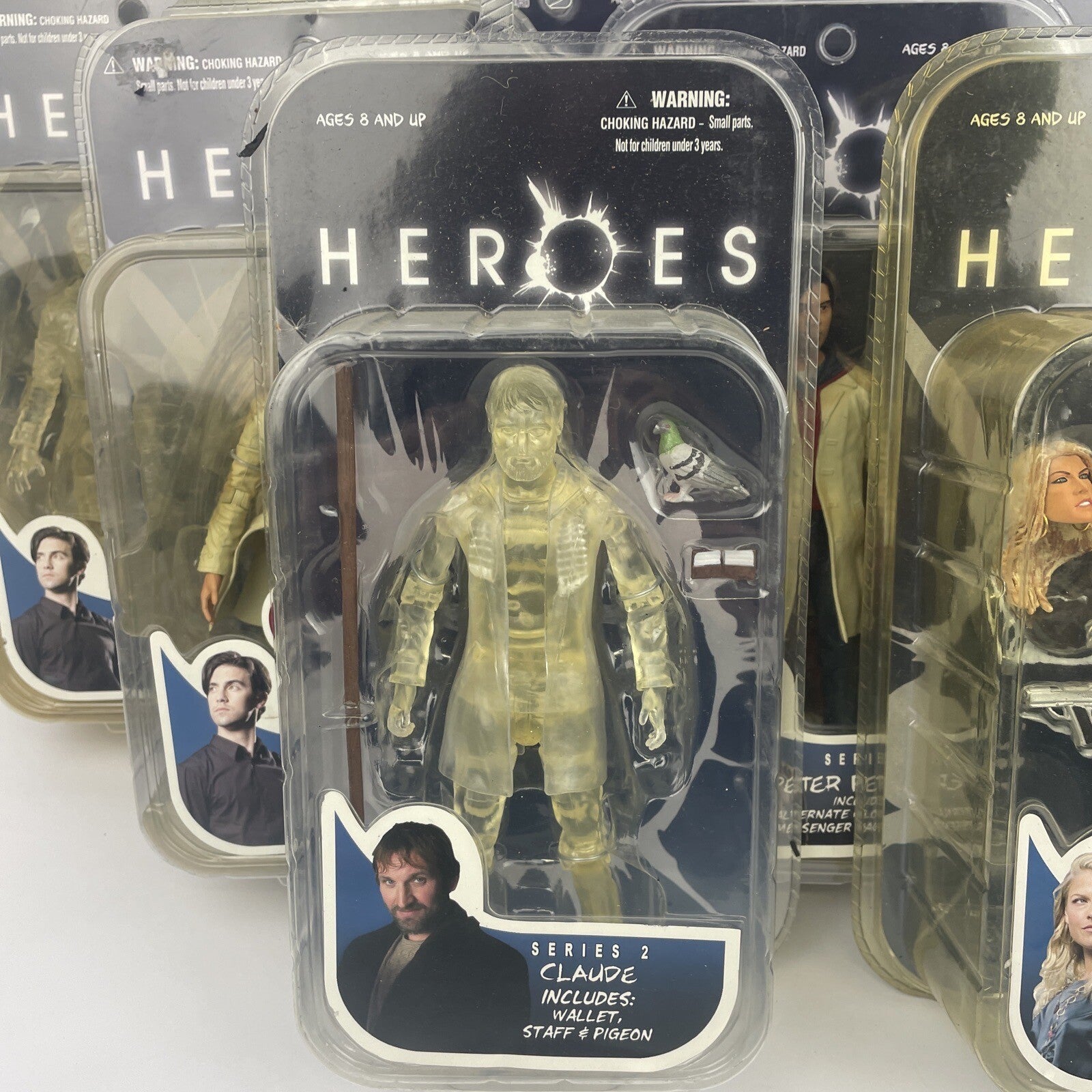 Lot of 12 Heroes Action Figures, Claude, Mohinder Suresh, Jessica Sanders - LOOK