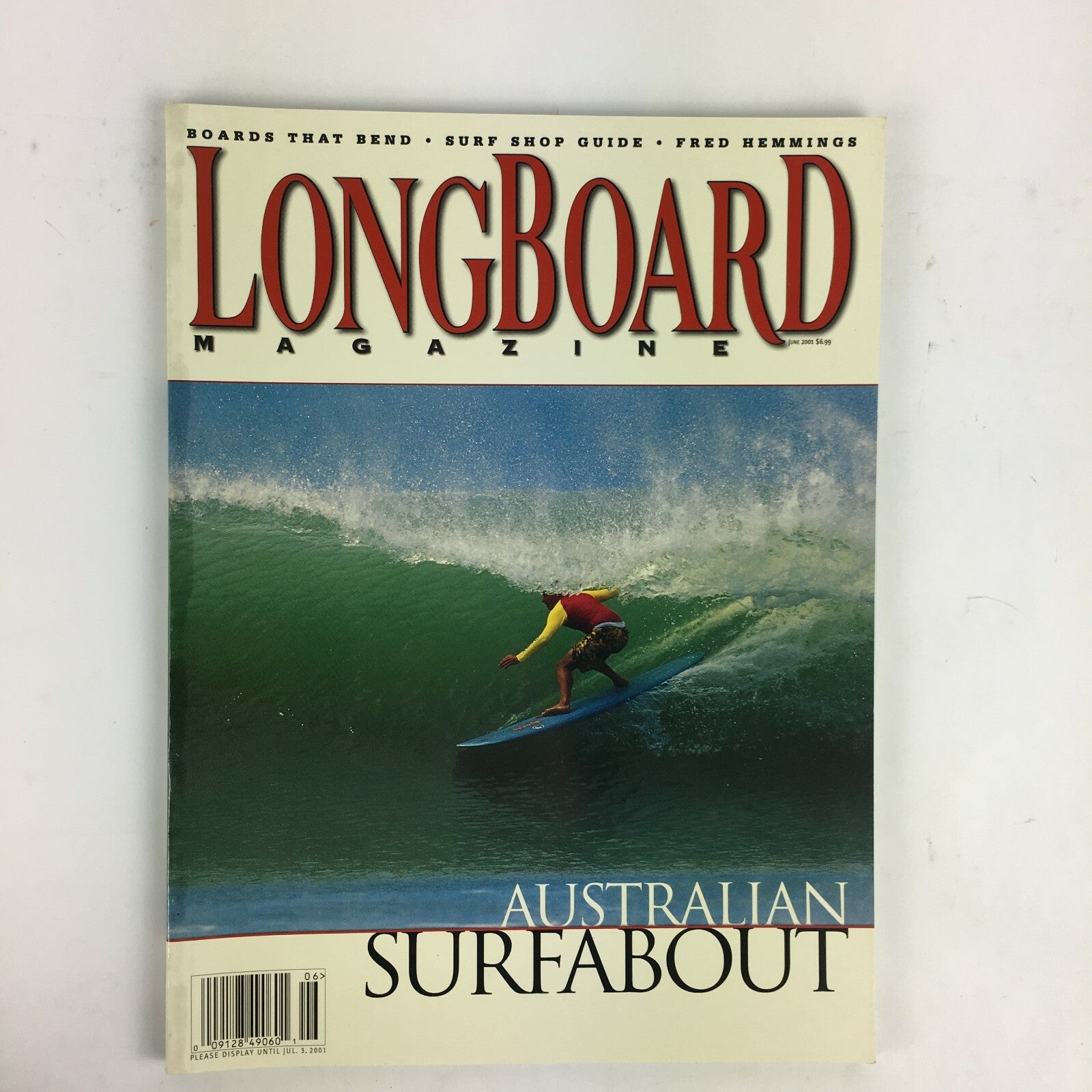June 2001 Longboard Magazine Australian Surfabout Fred Hemmings Surf Shop Guide