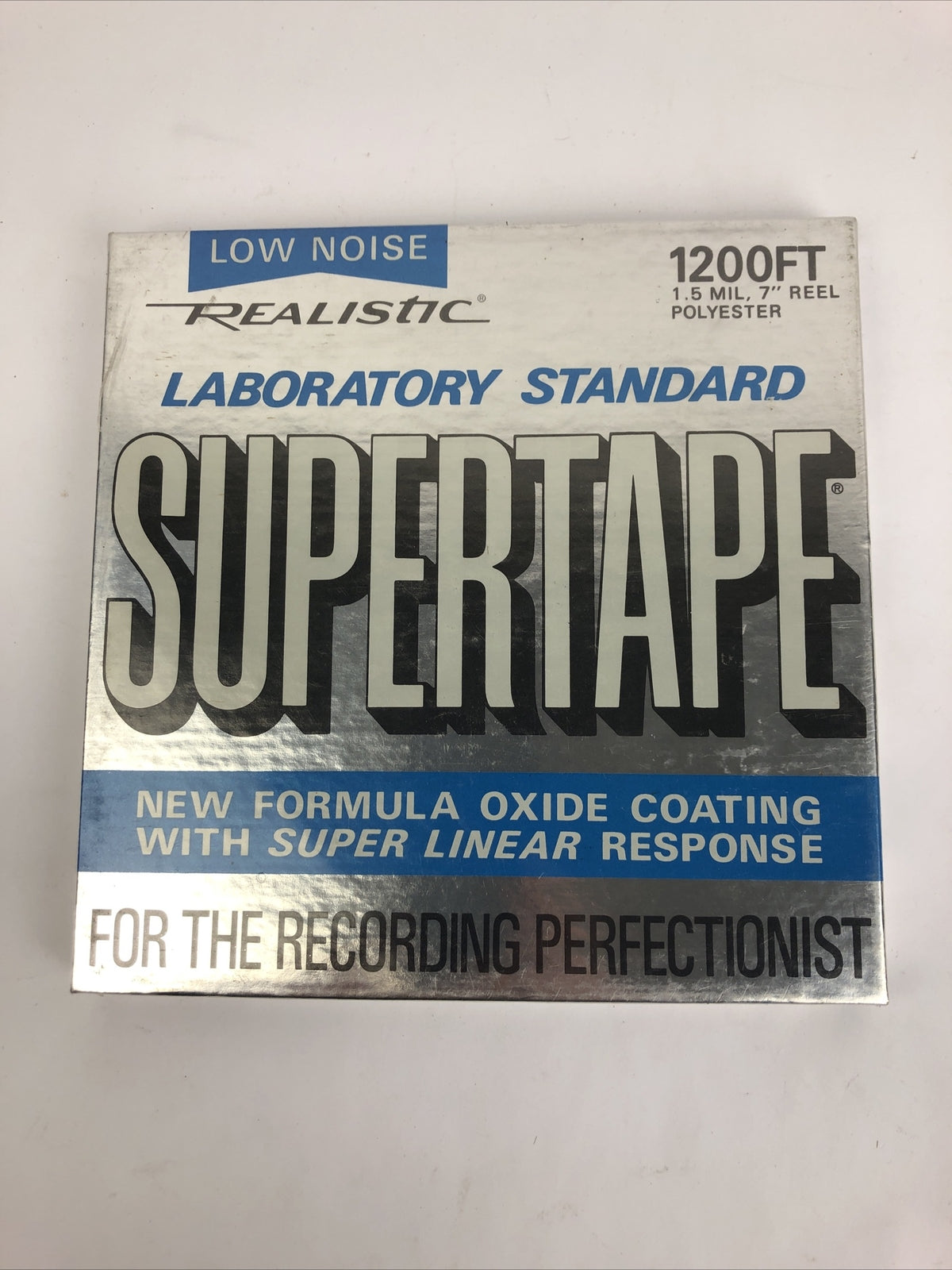 Realistic Laboratory Standard Supertape New Formula Oxide Coating 1200 Ft 7" NEW