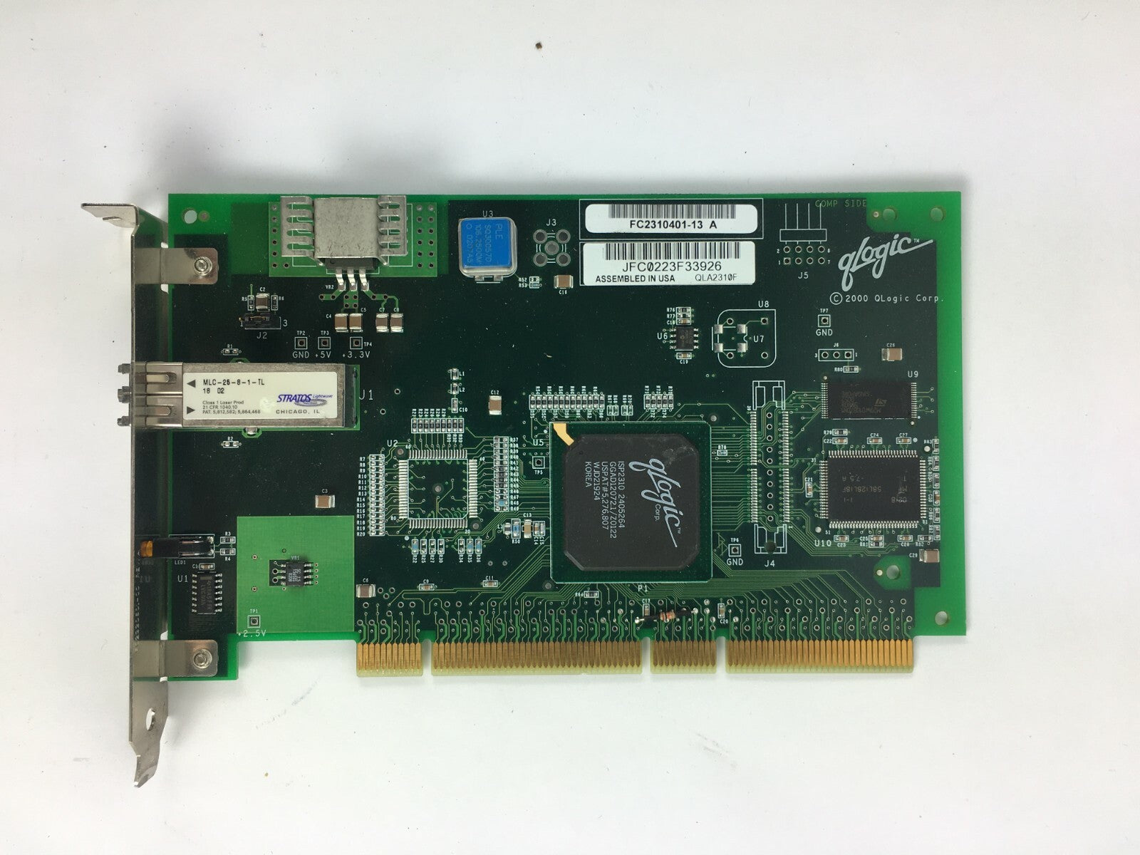 Genuine Qlogic MLC 2581TL 0970102001 Ethernet Port PCI Card Desktop PC