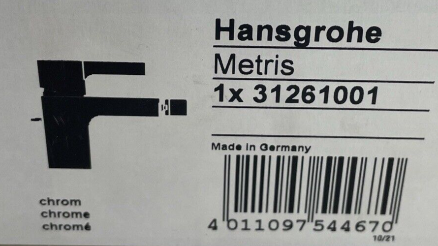 Hansgrohe 6" Tall Faucet Brushed Nickel 72210821 Rebris S Contemporary Bidet