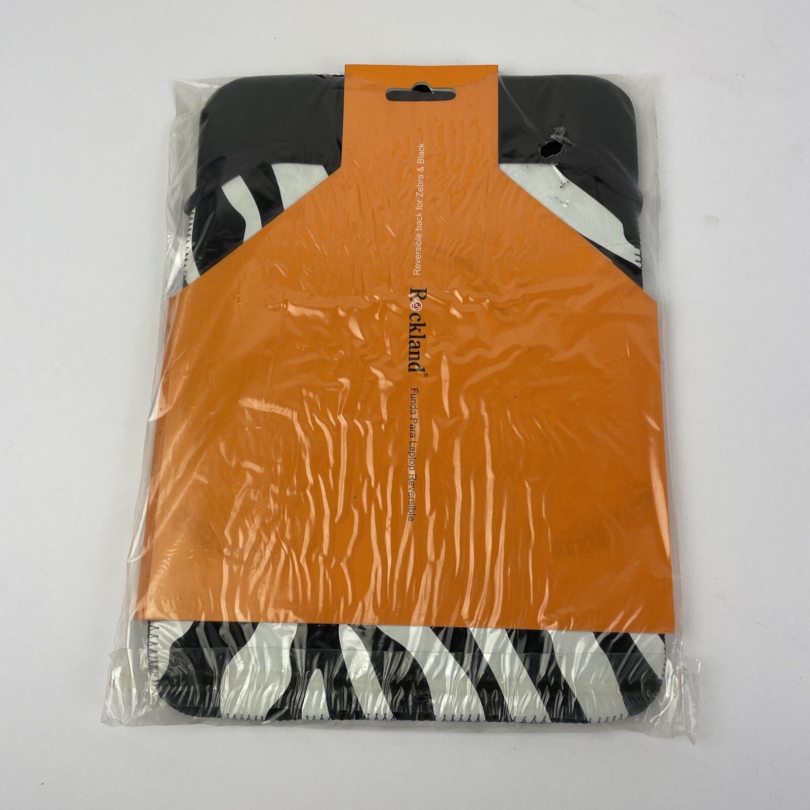 NEW Rockland iPad Reversible Sleeve Neoprene Slimline Design 8" X 11" ZEBRA BLK