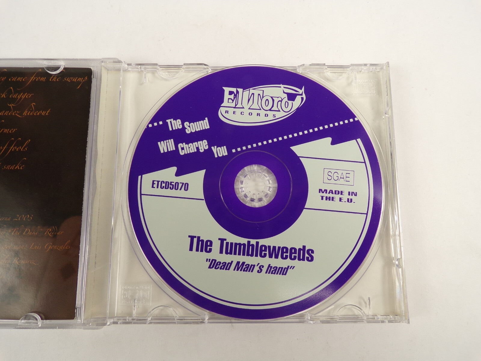 The Tumbleweeds Dead Mans  Hand Holy Smoke The Sting CD#49