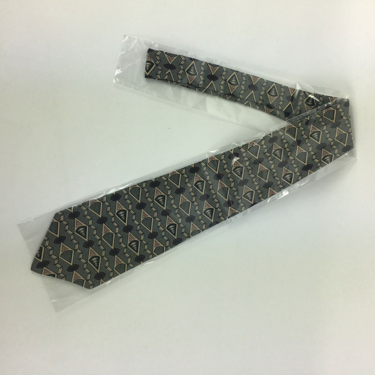 Genuine Zylos George 100% Silk Handmade Stylish Formal/Casual Tie Multi Coloured